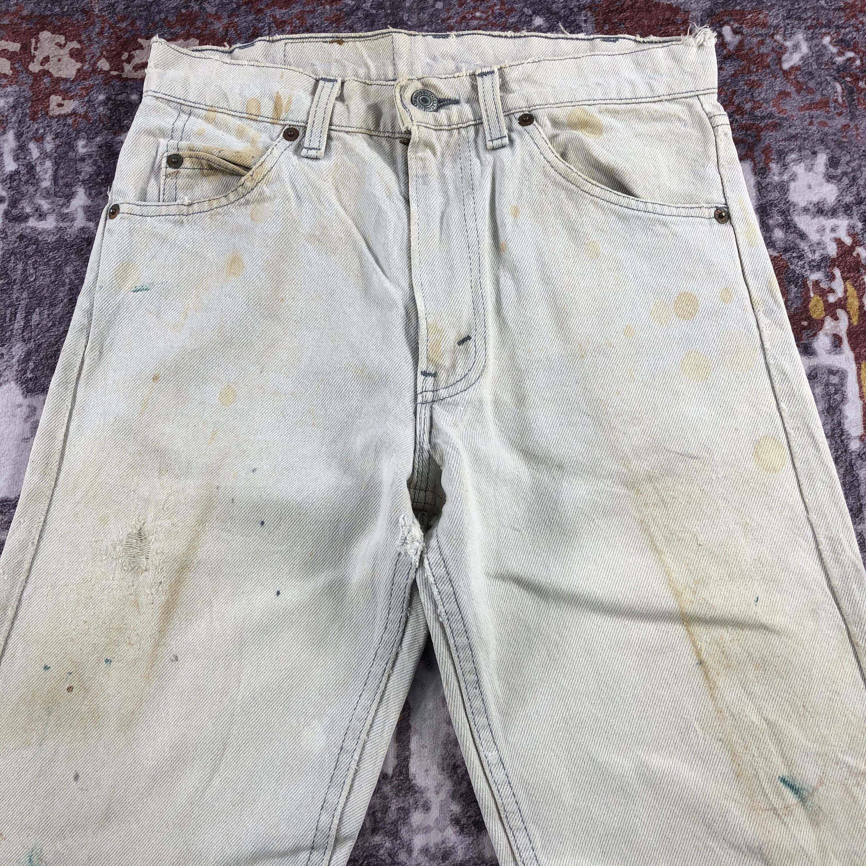 Levi's × Vintage Vintage 90s Light Wash Levis 505 Jeans-JM2464 Size US 28 / EU 44 - 3 Thumbnail