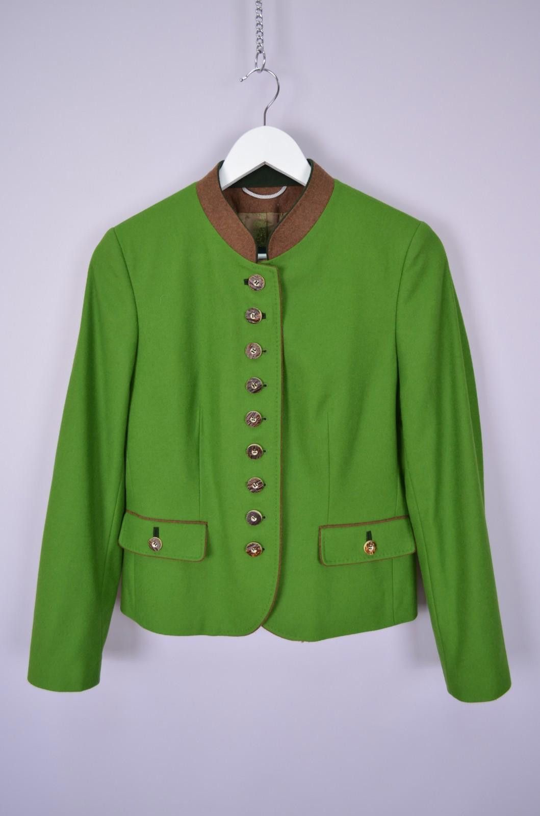 Designer H. Moser Austria Salzburg Blazer Womens US6 38 Green Jacket Size S / US 4 / IT 40 - 1 Thumbnail