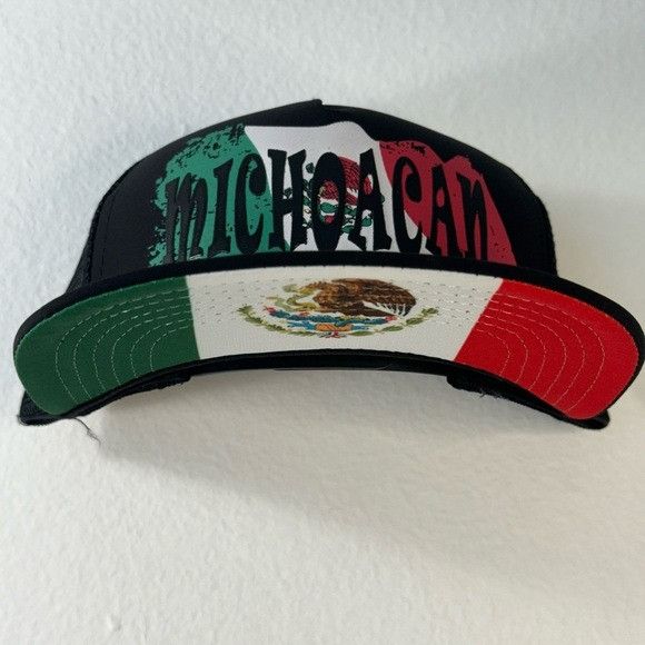 Designer NEW MEXICO MICHOACAN FLAT BILL TRUCKER CAP Size ONE SIZE - 2 Thumbnail