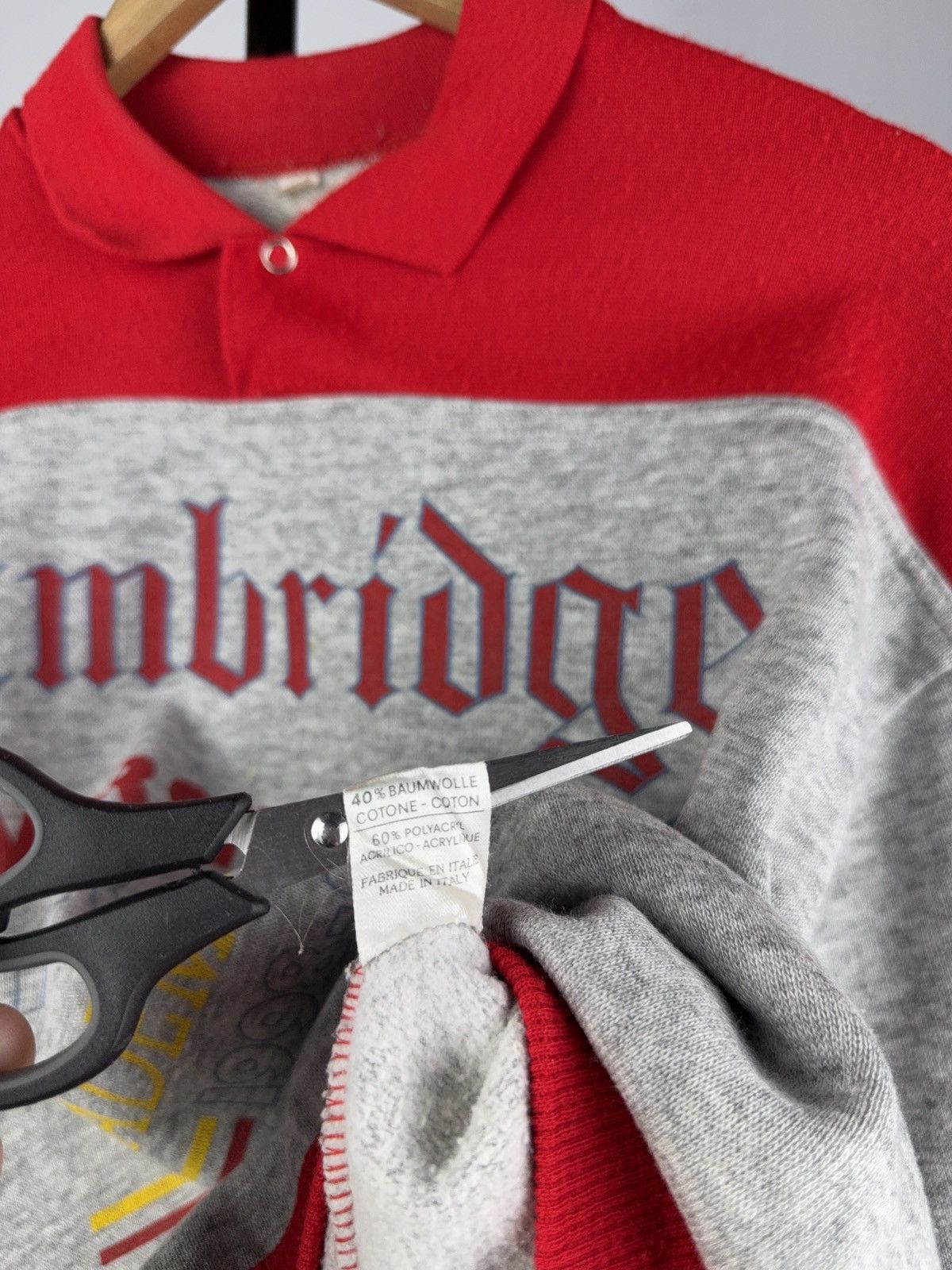 Vintage Vintage 98-99 Cambridge University Academinc year Sweatshirt Size US S / EU 44-46 / 1 - 11 Thumbnail