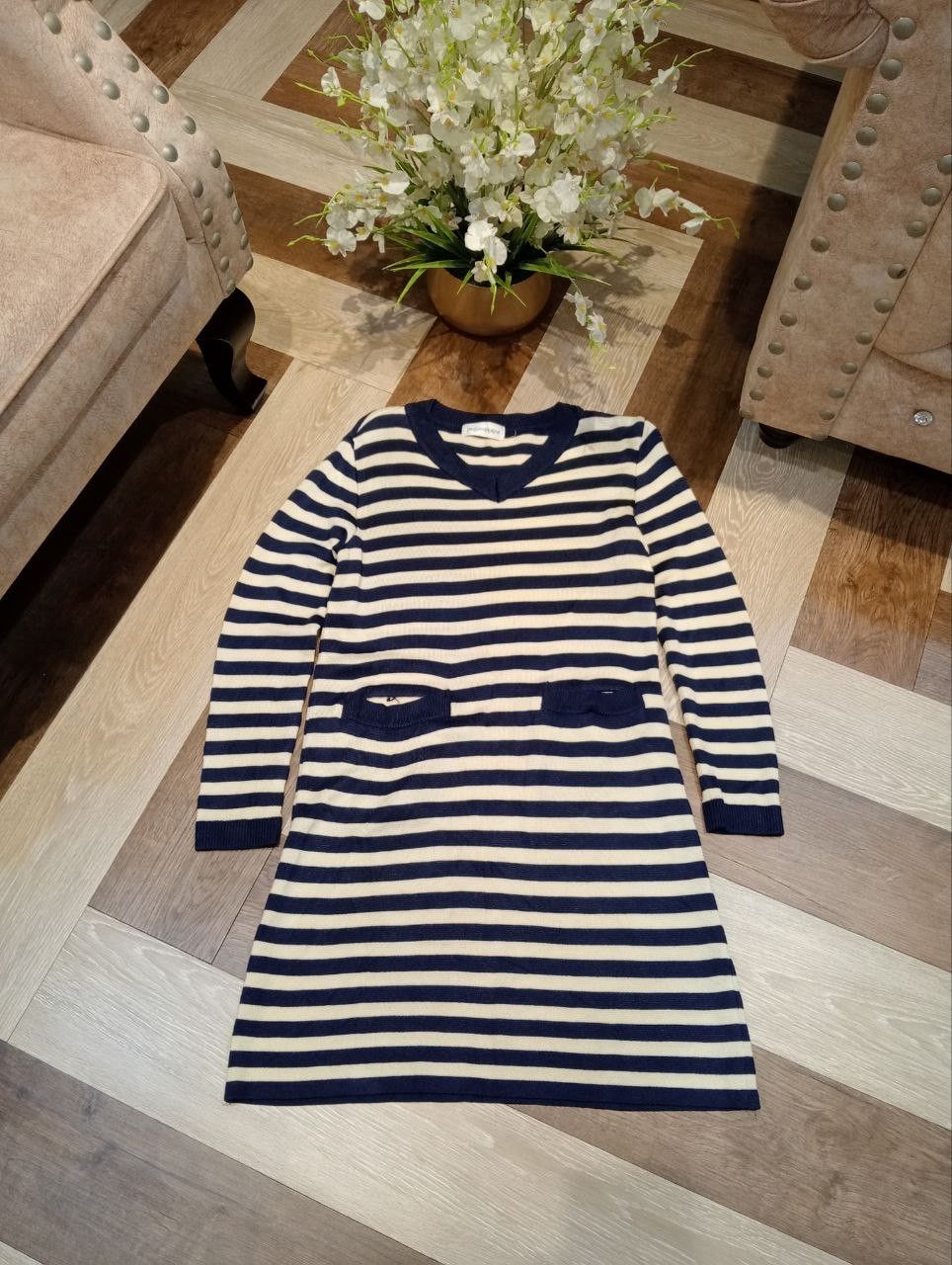Yves Saint Laurent LUXURY YVESSAINTLAURENT VINTAGE RAYON DRESS Size M / US 6-8 / IT 42-44 - 3 Thumbnail