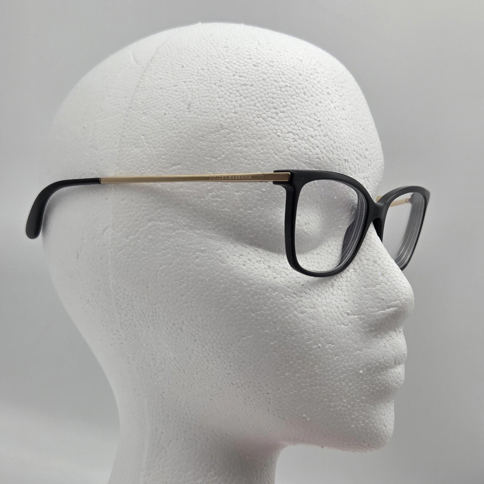 Dolce & Gabbana Dolce & Gabbana DG3243 501 Cube Black Gold 52-17-140 FRAMES Size ONE SIZE - 2 Thumbnail