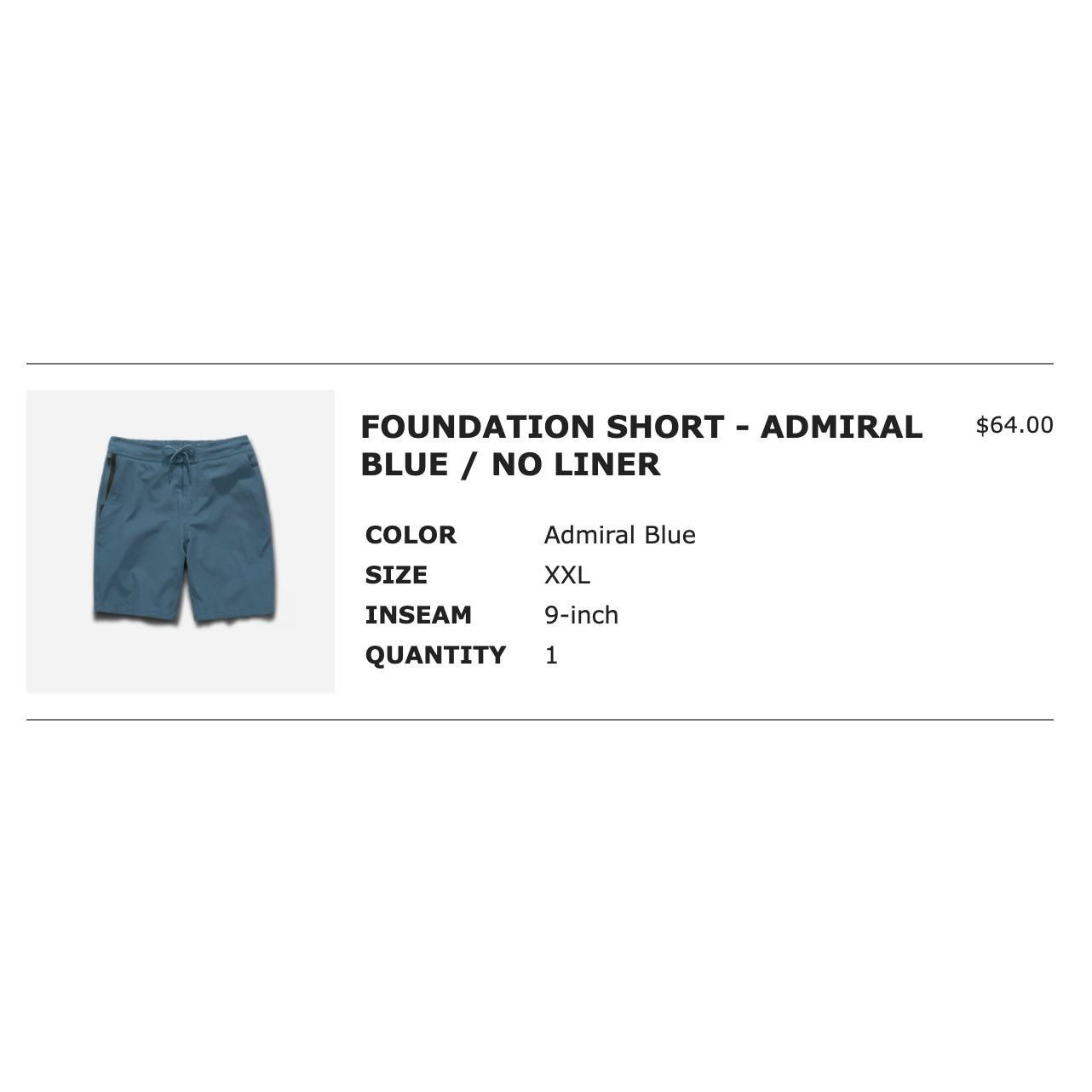 Ten Thousand Ten Thousand Foundation Short 7 in XL with Liner Size US 36 / EU 52 - 3 Thumbnail