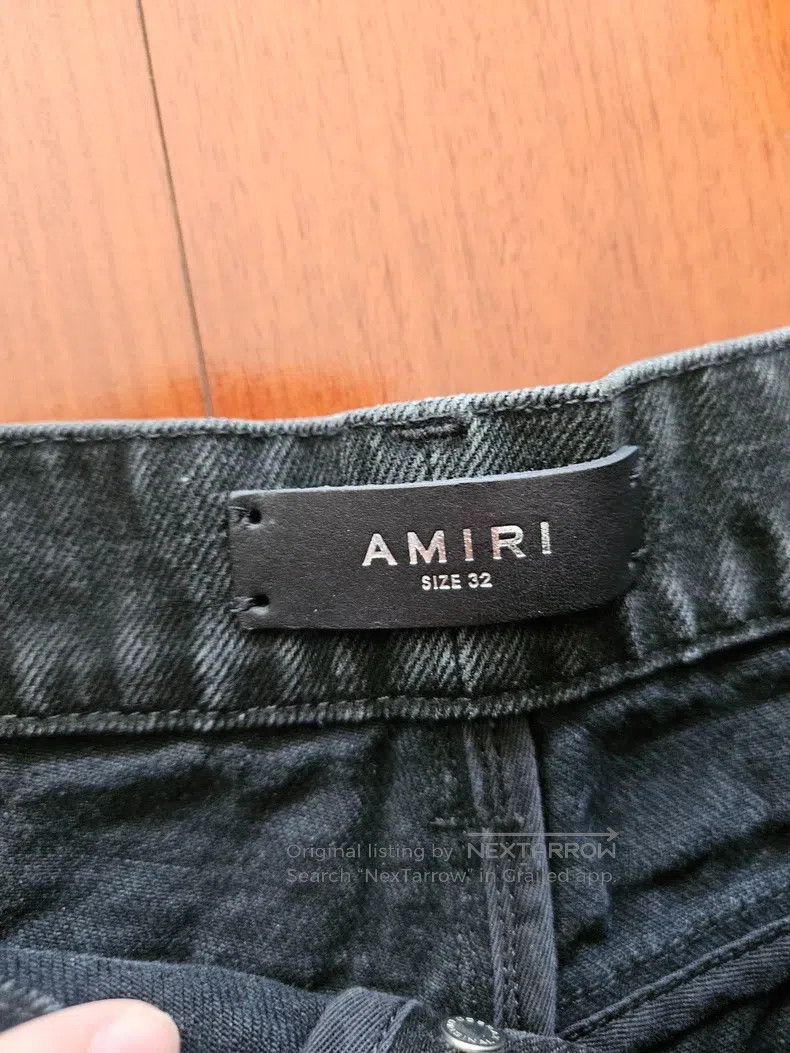 Amiri Amiri Classic Straight Leg Cut Vintage Black Jeans Size 32 Size US 32 / EU 48 - 3 Thumbnail