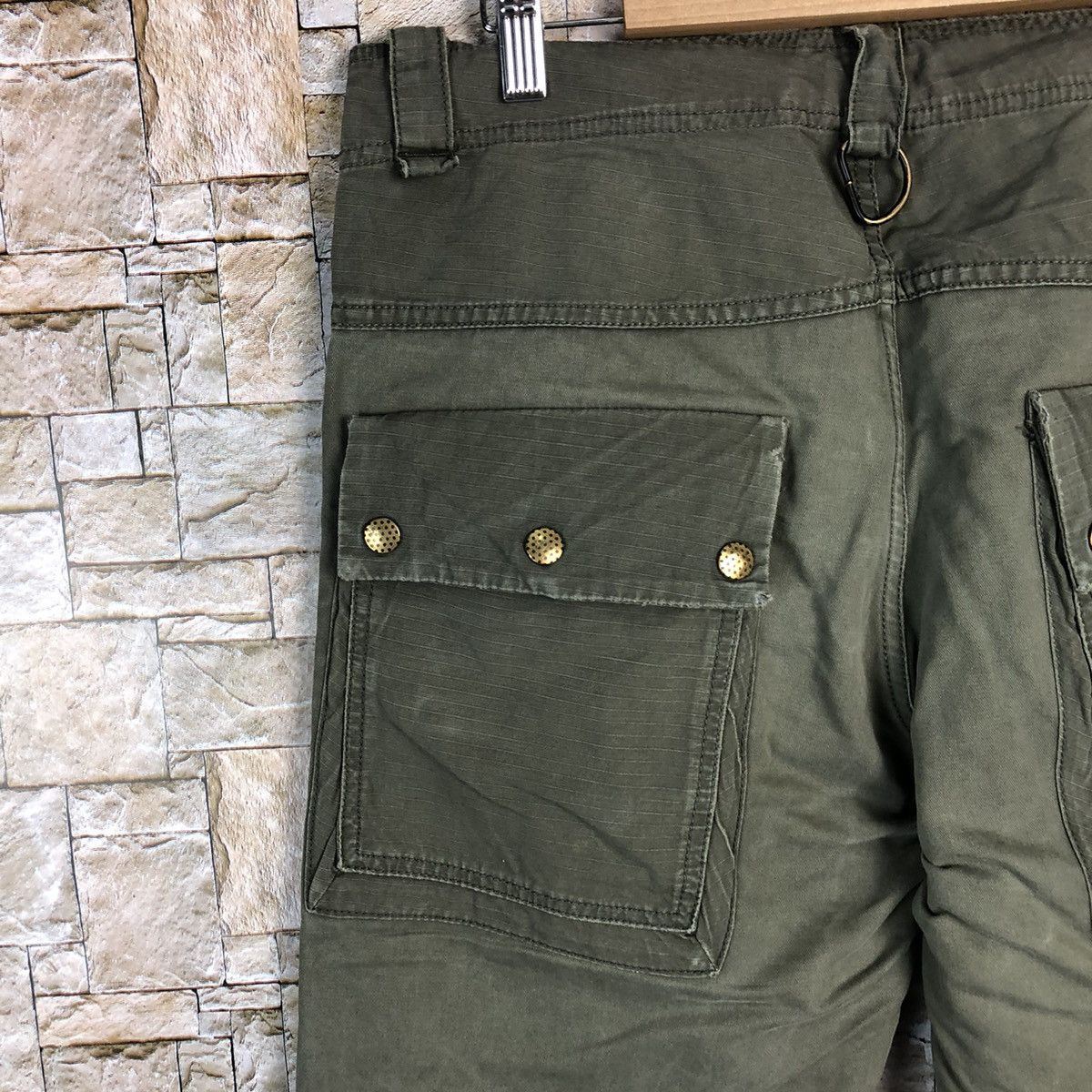 Diesel Diesel Green Cargo Multipocket Pants #A353 Size US 31 - 19 Thumbnail