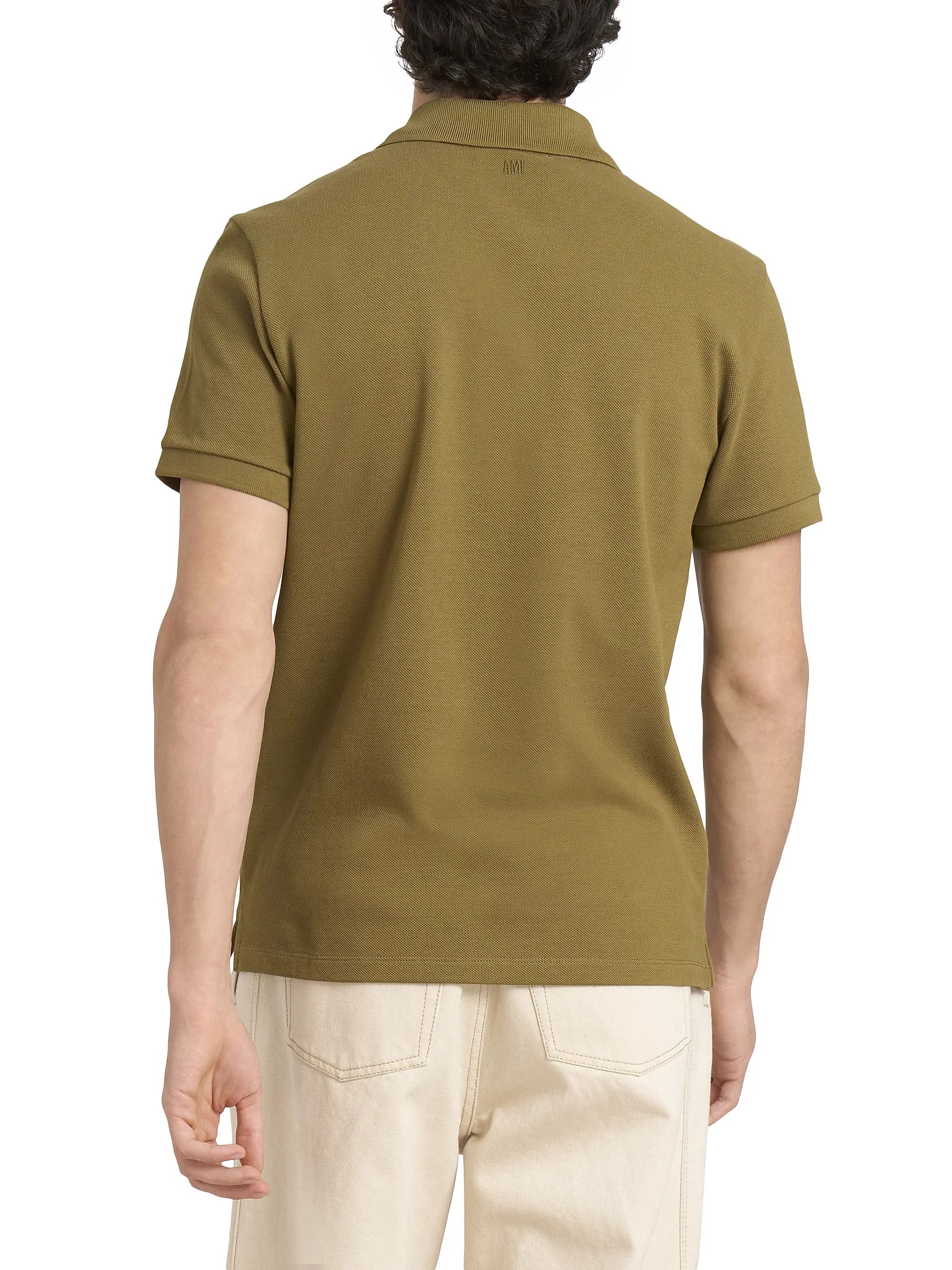 AMI os11x0226 ADC Logo Polo Shirt in Bronze Size US M / EU 48-50 / 2 - 5 Thumbnail