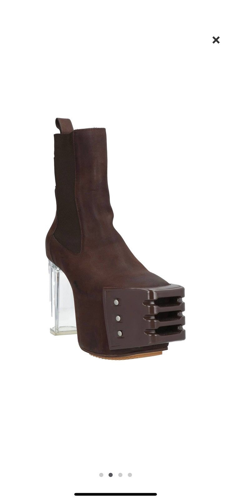 Rick Owens RICK OWENS SIZE 11/44 FW24 PORTERVILLE KISS HEELS BOOTS Size US 11 / EU 44 - 1 Thumbnail