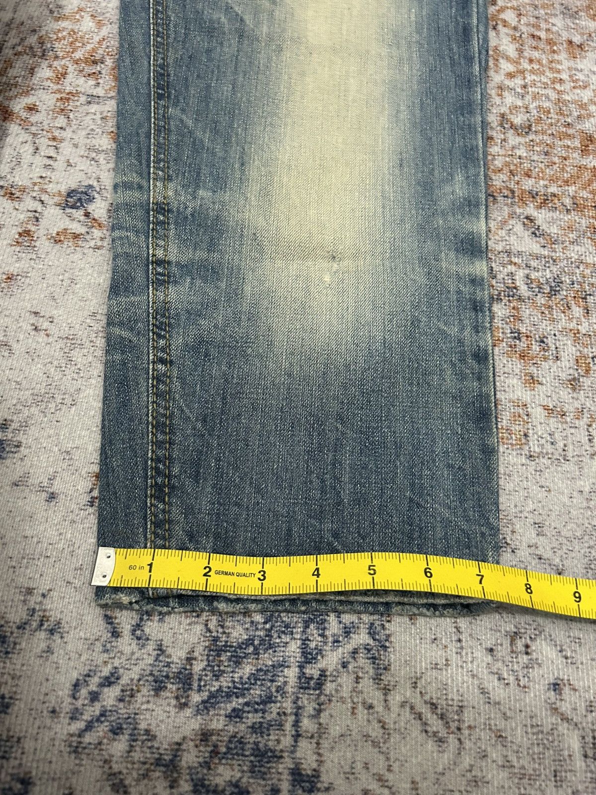 If Six Was Nine × Isamu Katayama Backlash × Japanese Brand Lolita Washed Buckle Back Cropped jeans Size US 32 / EU 48 - 22 Thumbnail