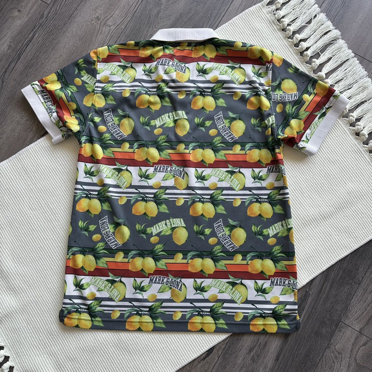 Other Mark & Lona Lemon Pattern Golf Polo Shirt Size L / US 10 / IT 46 - 9 Thumbnail