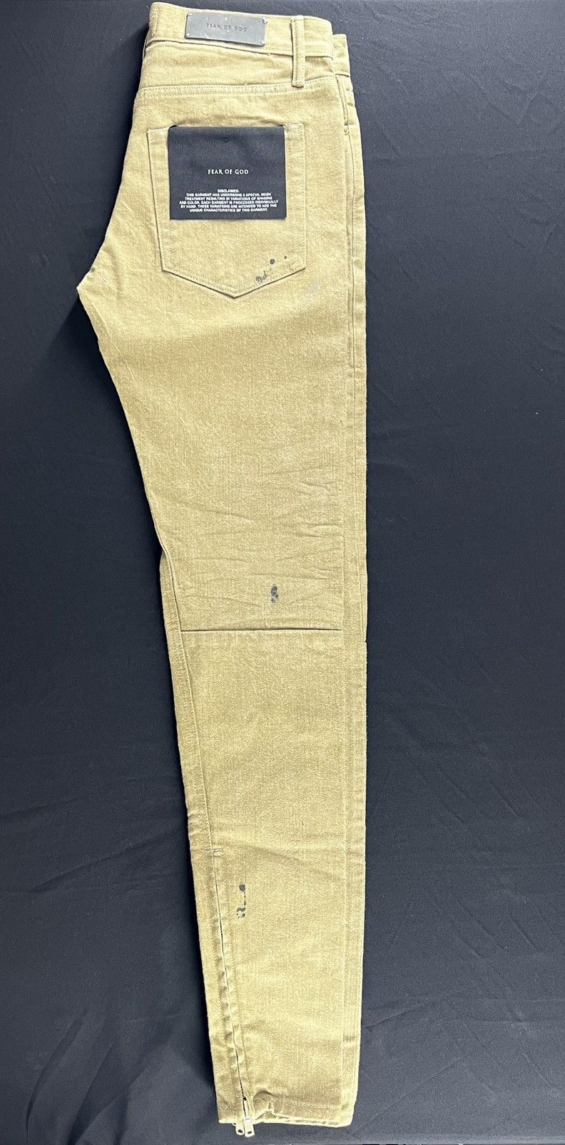 FEAR OF GOD 5TH COLLECTION SELVEDGE VINTAGE GOLD size 31