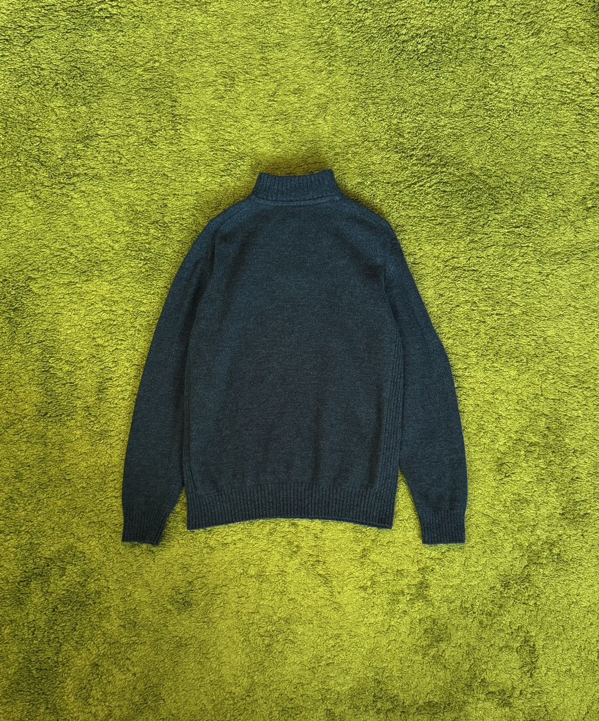 Barbour × Designer Barbour 100% wool knit logo sweater 1/3 zip Size US XL / EU 56 / 4 - 3 Thumbnail