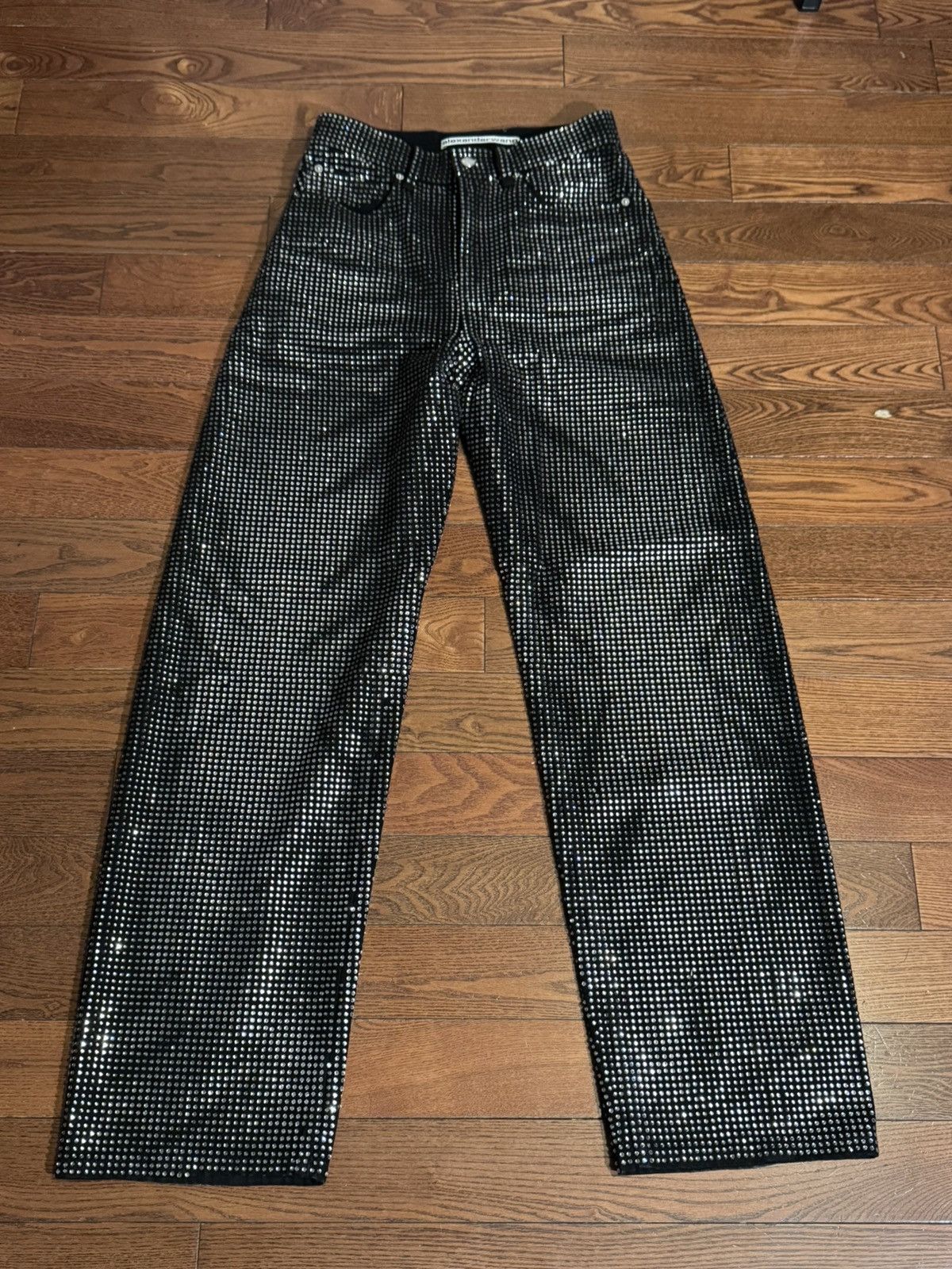 Alexander Wang Alexander Wang Rhinestone jeans Size 24" / US 00 / IT 34 - 1 Thumbnail