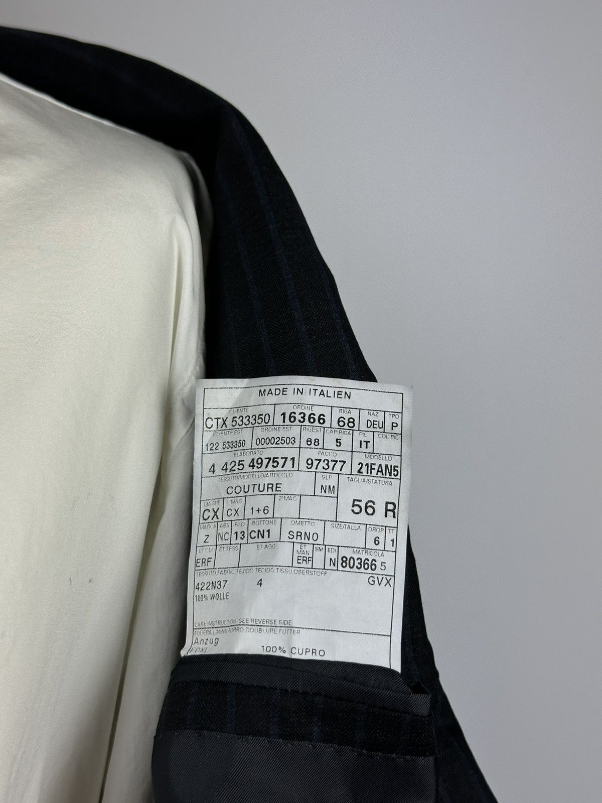 Ermenegildo Zegna Ermenegildo Zegna Couture 100% Wool Blazer Size 46R - 6 Thumbnail