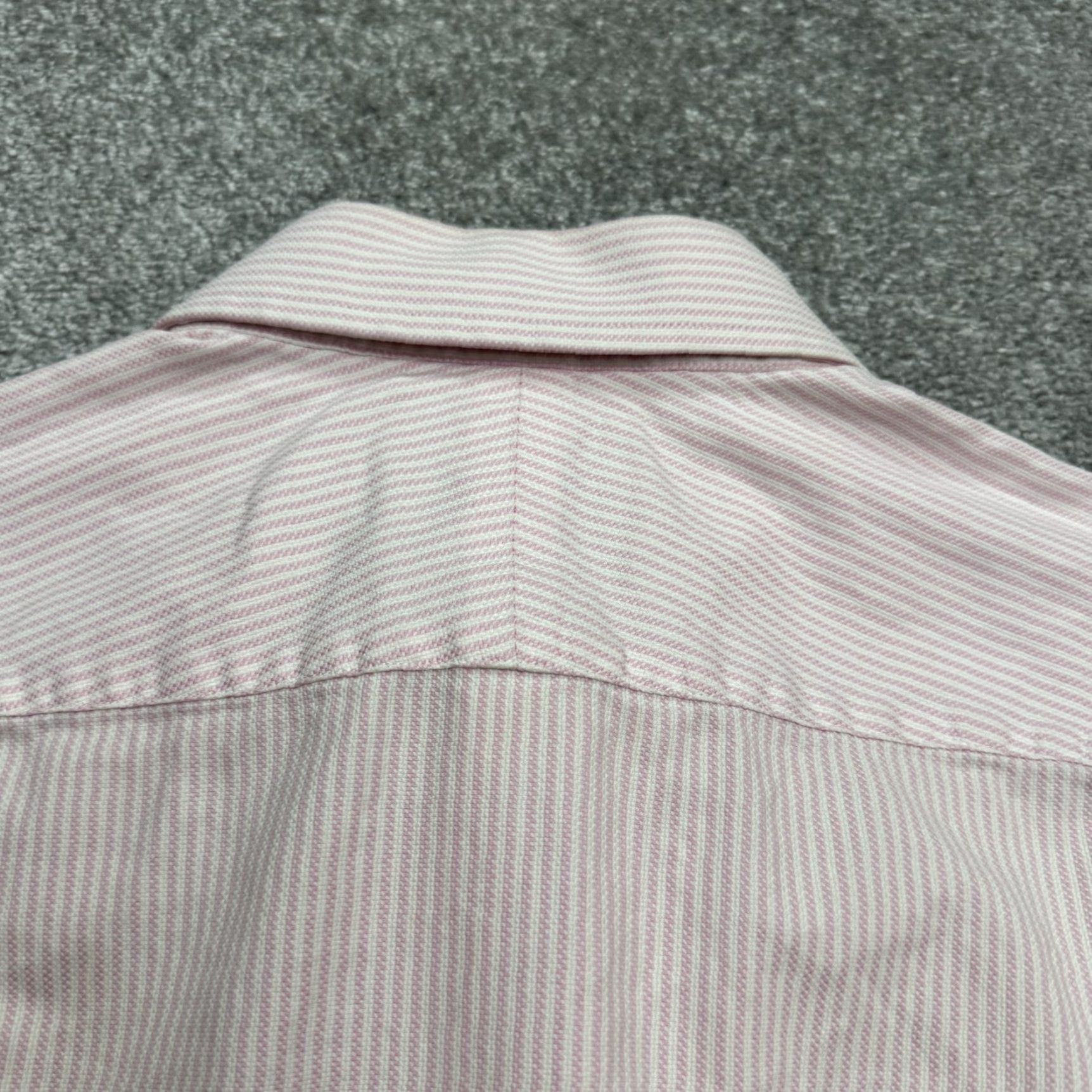 Charles Tyrwhitt Charles Tyrwhitt Dress Shirt Men 17/35 Pink Striped French Cuff Classic Fit Shirt Womens? Size 46R - 4 Thumbnail