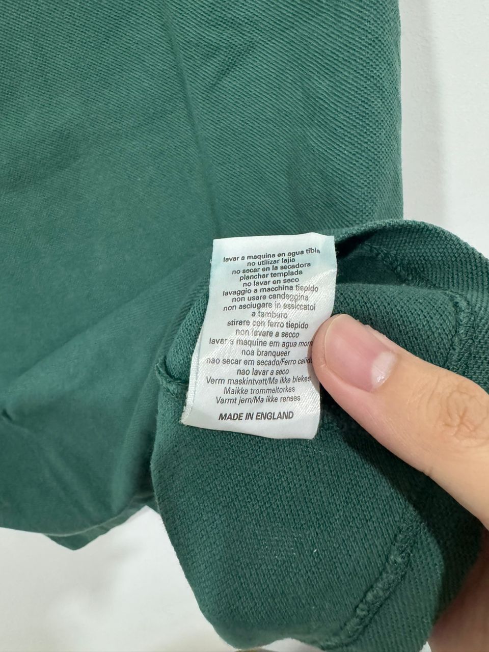 Burberry × Vintage Vintage 90s Burberry Green Polo Size US S / EU 44-46 / 1 - 5 Thumbnail