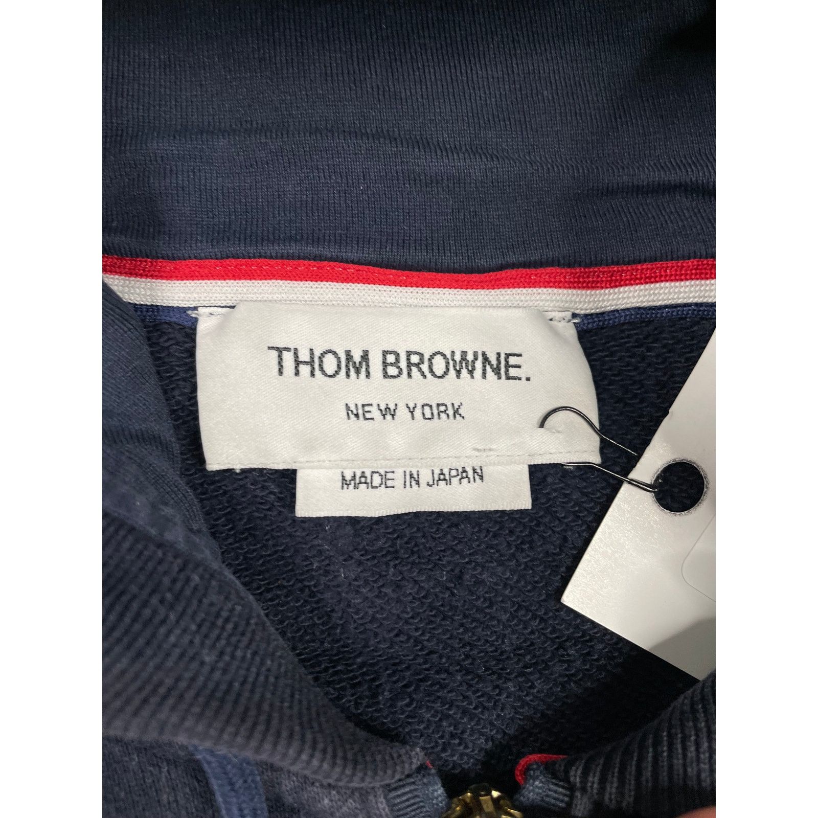 Thom Browne Thom Browne Navy Zip Up Size 1 Used Size XS / US 0-2 / IT 36-38 - 3 Thumbnail
