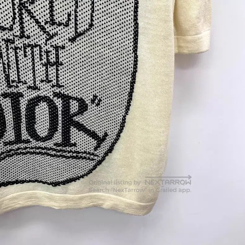 Dior Dior Beige logo letter inlaid cotton round-neck short-slee Size S / US 4 / IT 40 - 4 Thumbnail