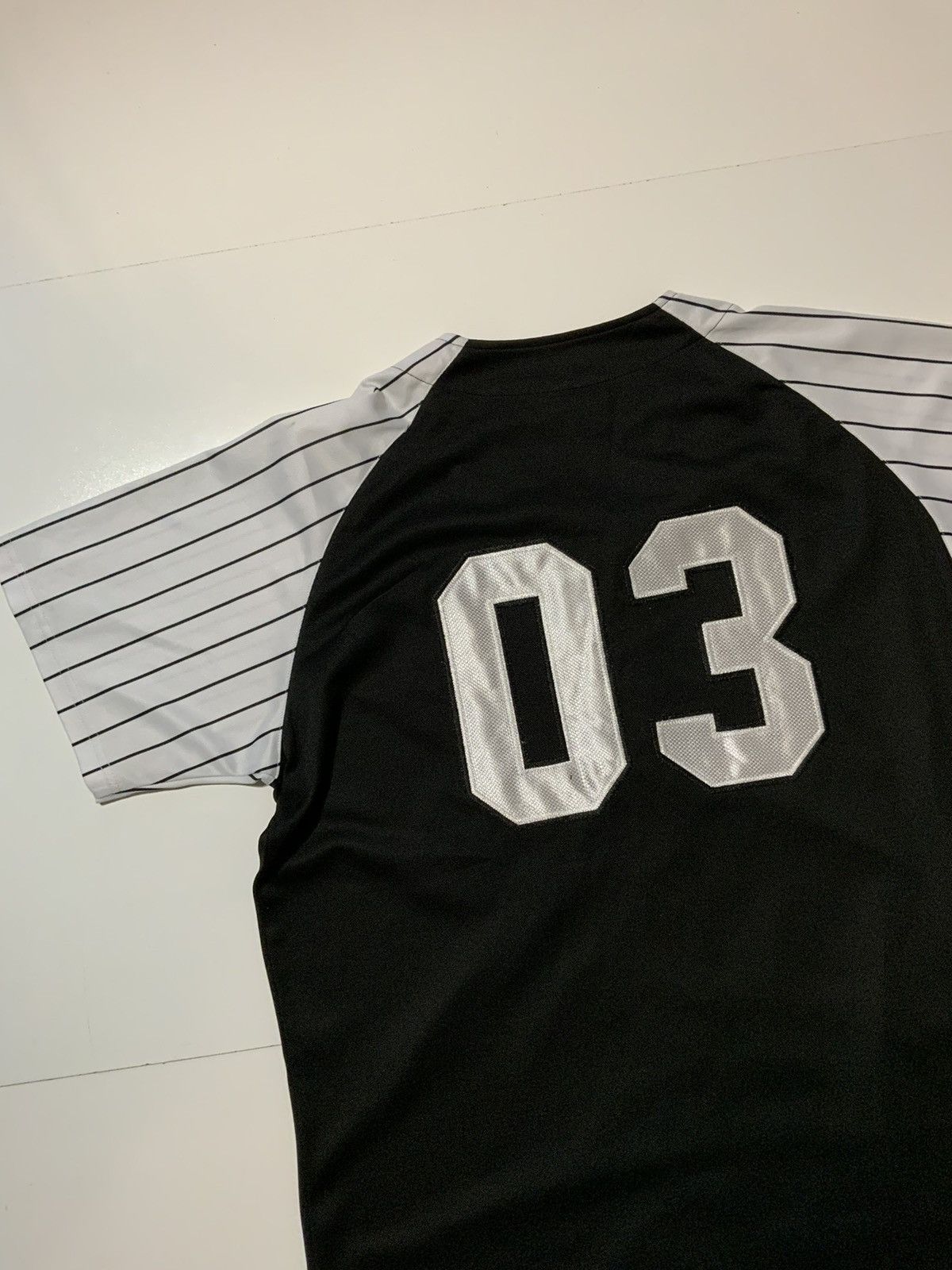 Other Monsters Dance Gear Hip Hop Pinstripe Sewn Baseball Jersey Size US XXL / EU 58 / 5 - 4 Thumbnail