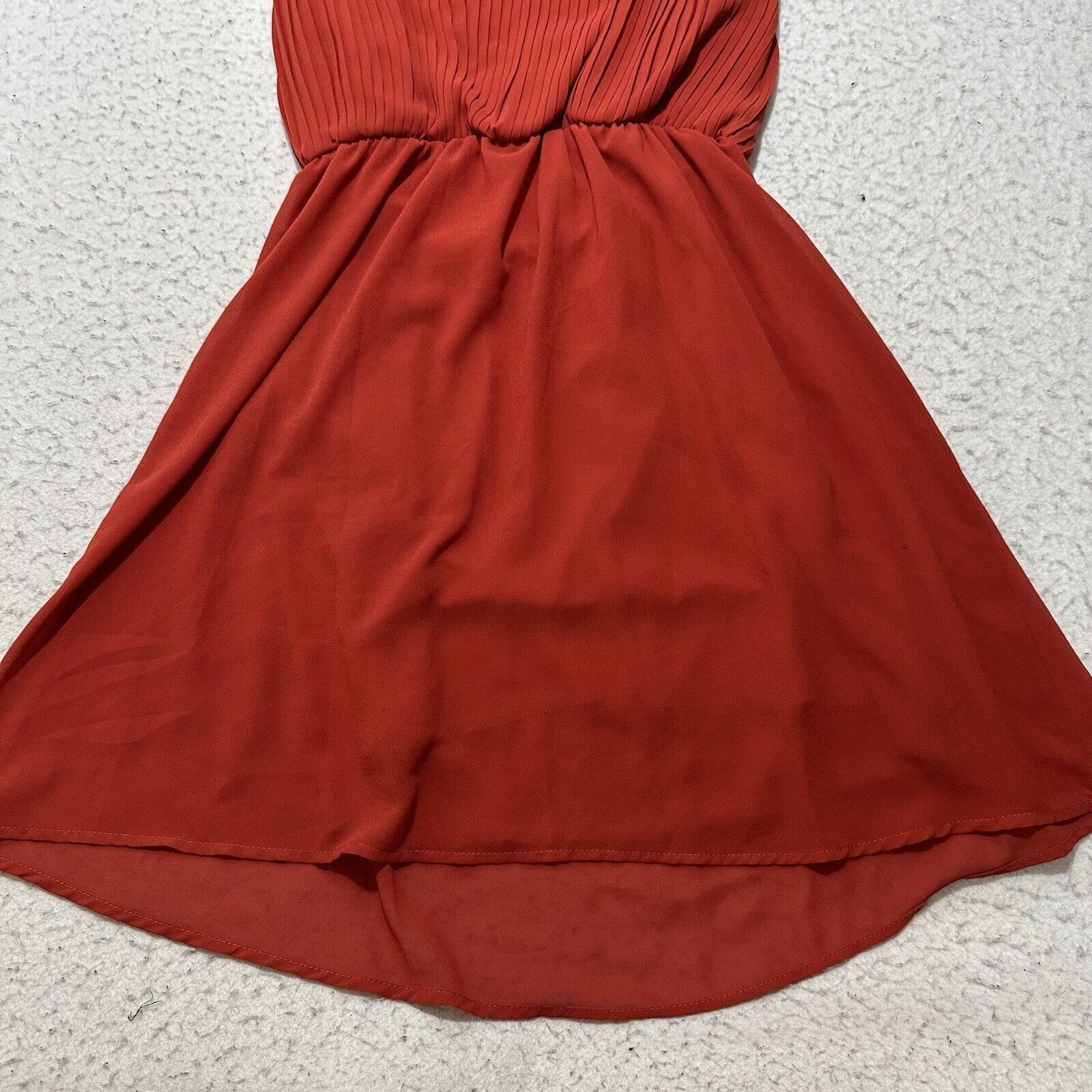 Other Papaya Large A-Line Rust Orange Dress Halter Sleeveless Size L / US 10 / IT 46 - 5 Thumbnail