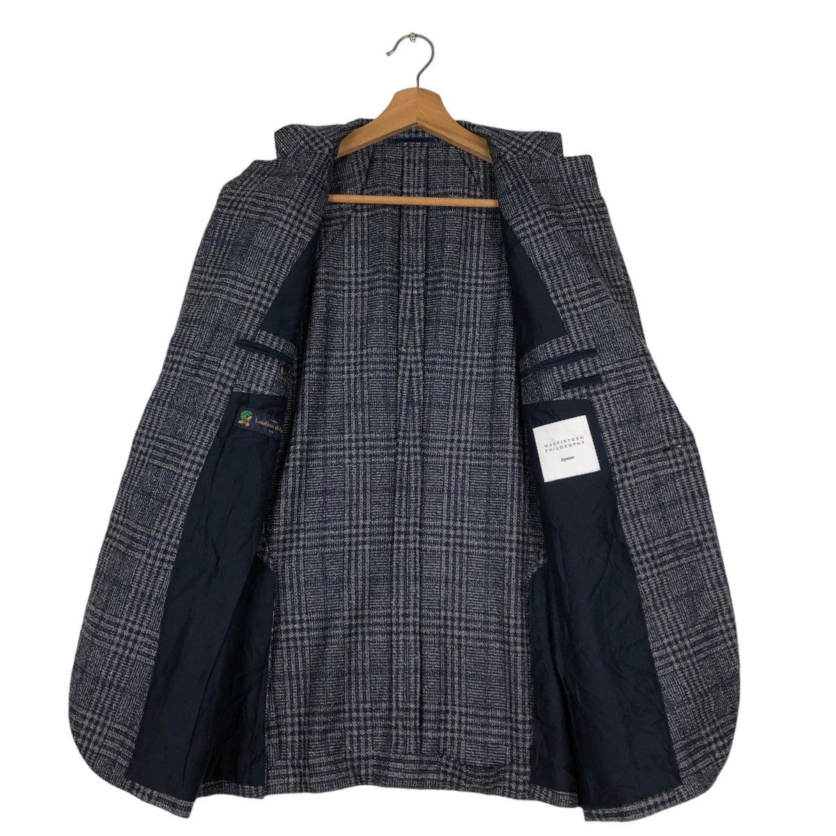 Japanese Brand 🔥Vintage Wool Jacket Mackintosh Philosophy Tartan Design Size US M / EU 48-50 / 2 - 13 Thumbnail