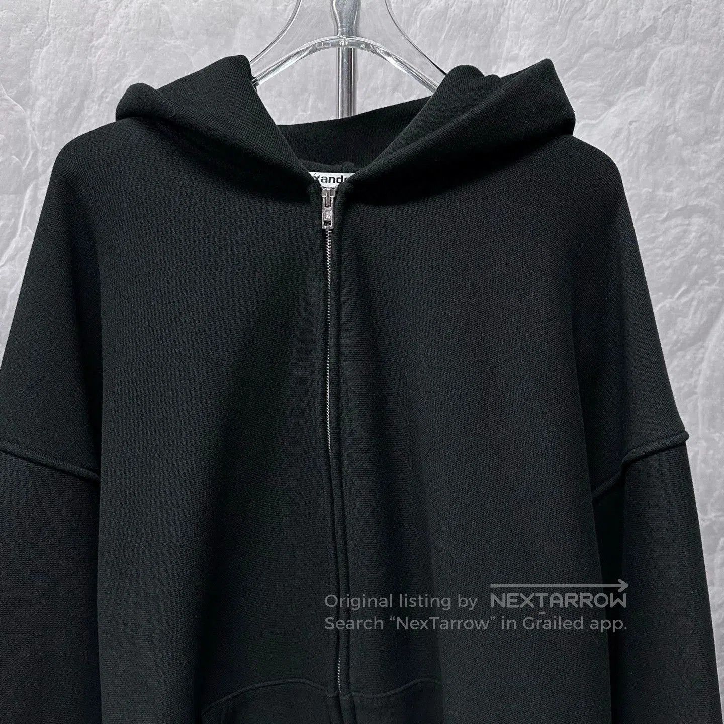 Alexander Wang alexander wang logo hooded sweatshirt in black. Size US XS / EU 42 / 0 - 2 Thumbnail