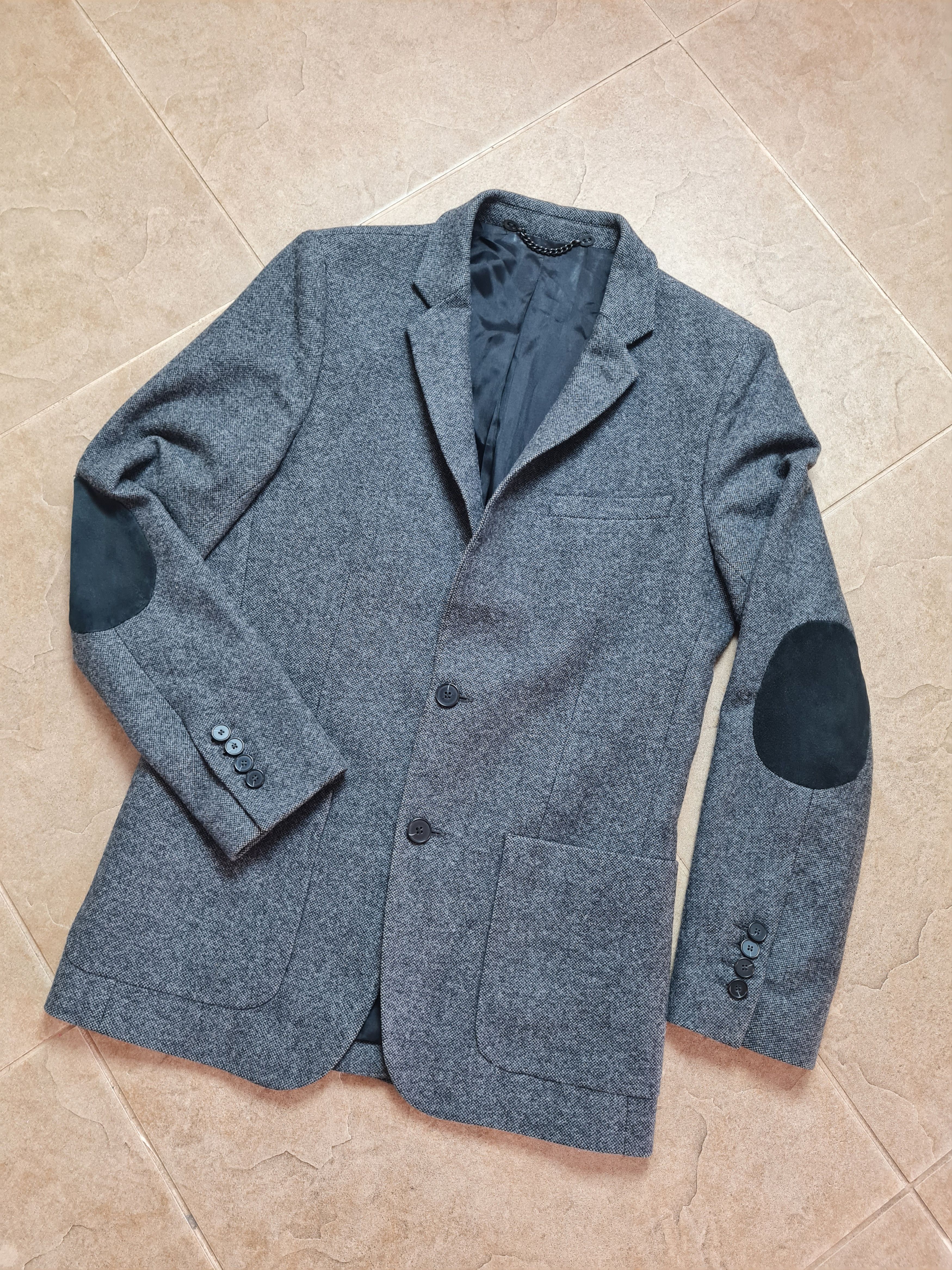 Sandro Jacket Sandro Paris Belted Blazer in Grey Wool Size 46 Size US S / EU 44-46 / 1 - 6 Thumbnail