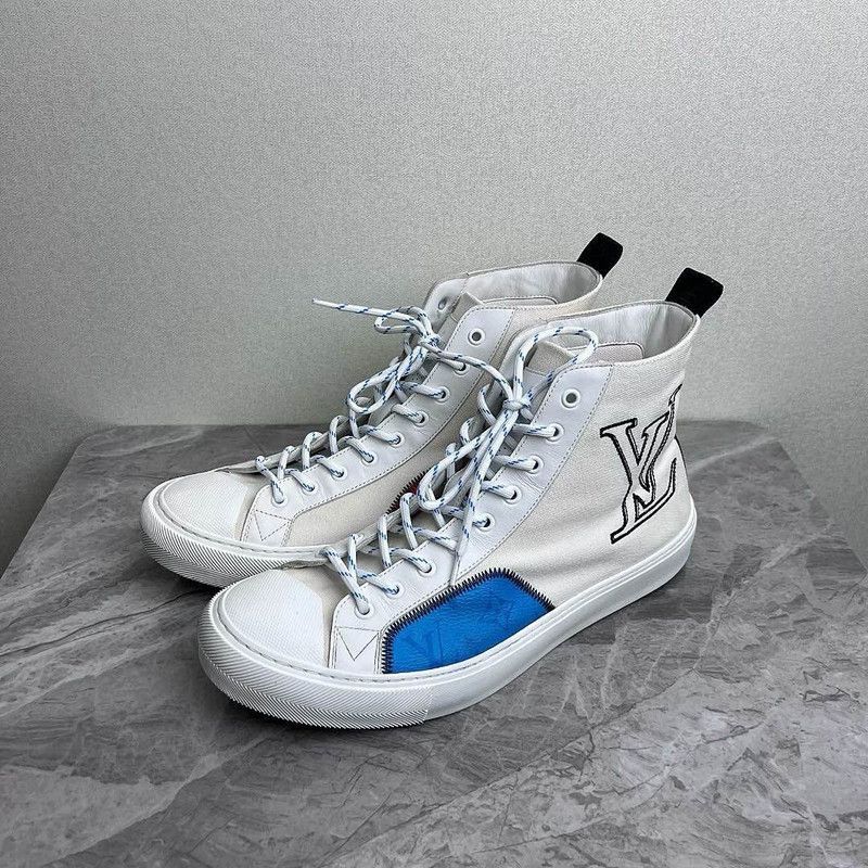 Louis Vuitton Tattoo Monogram High-Top Sneakers -
