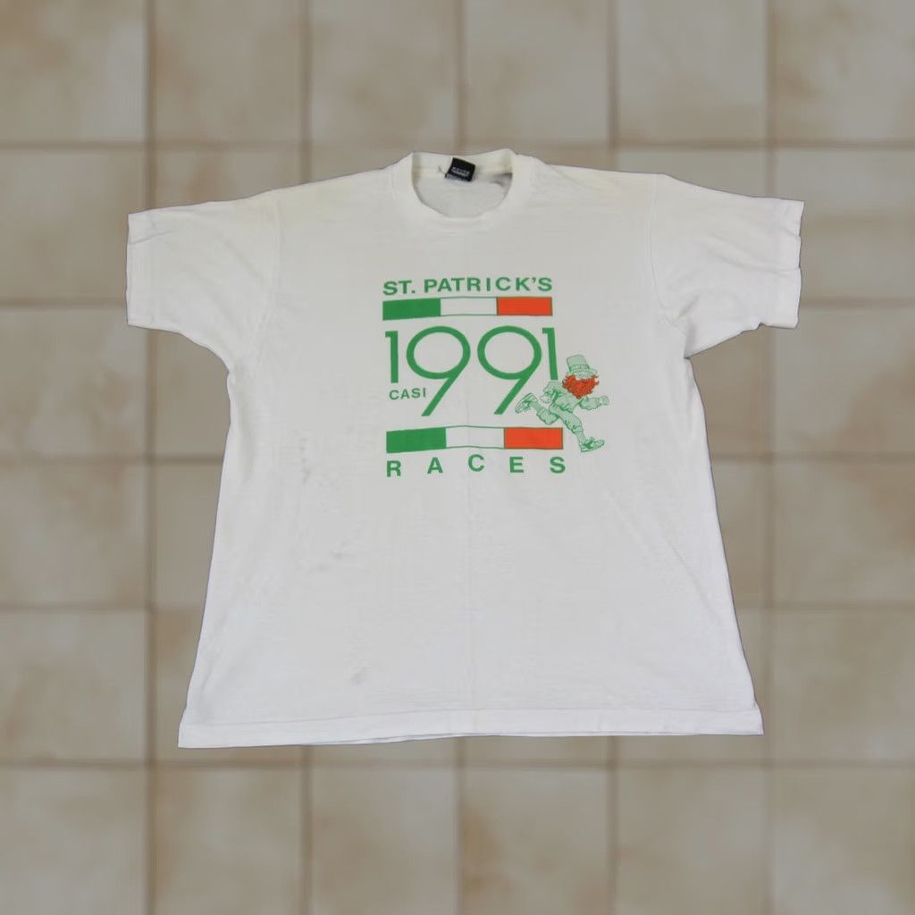 Vintage VINTAGE Shirt XL White Single Stitch USA 90s Mens Size US XL / EU 56 / 4 - 1 Thumbnail