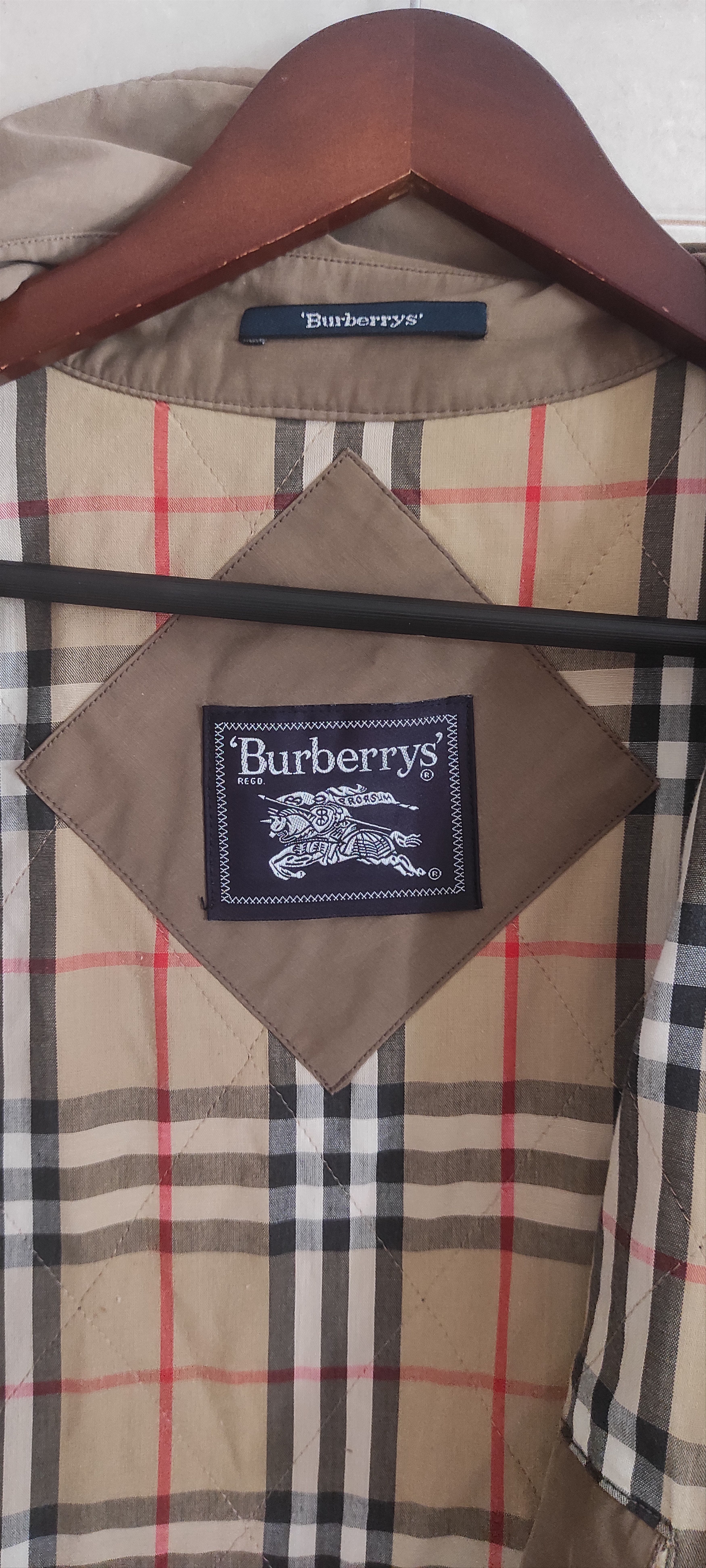 Burberry Burberry London Trench Coat Jacket Nova Check Lining Mens L Size US L / EU 52-54 / 3 - 3 Thumbnail