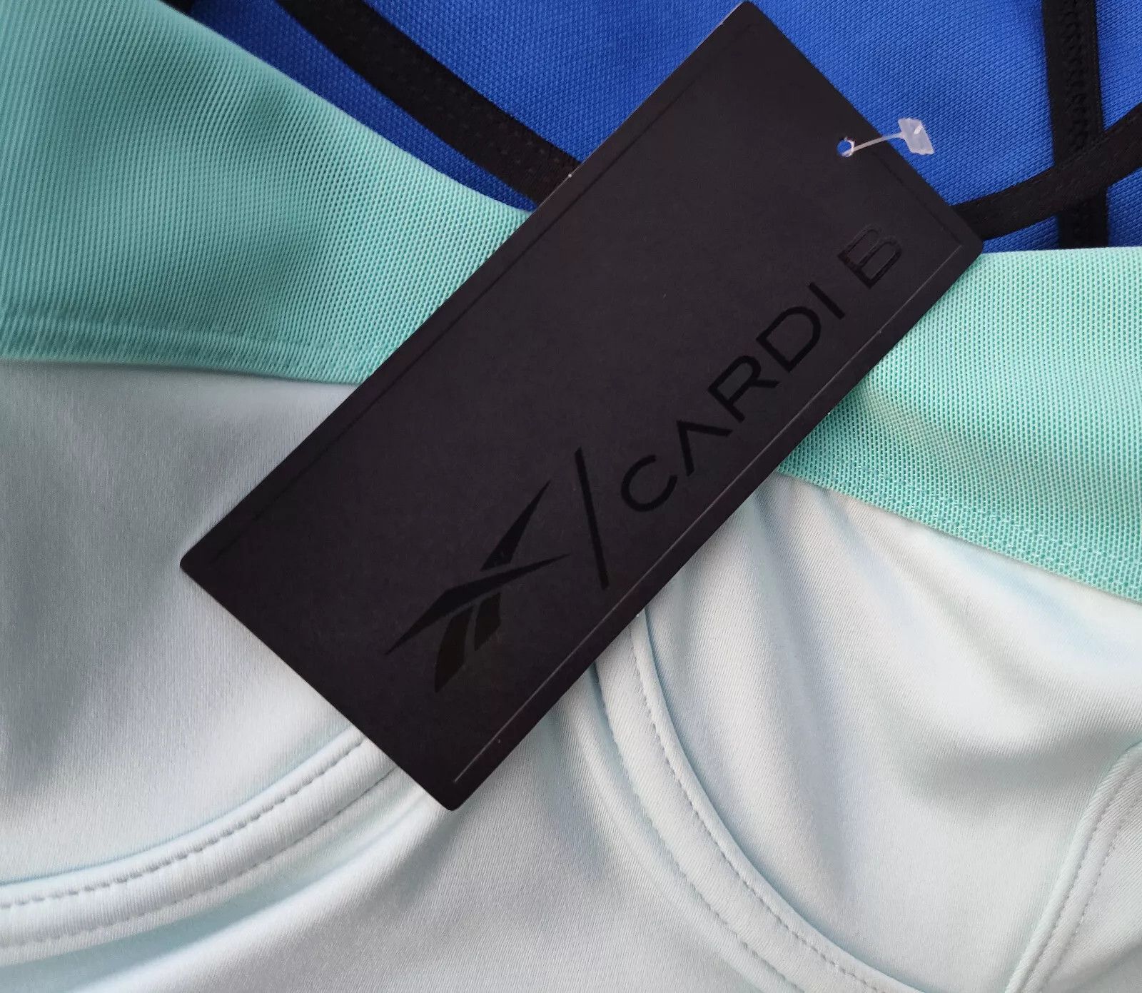 Reebok Reebok x Cardi B BRA TOP Bralette / Whisper Blue HS4292 Size ONE SIZE - 2 Thumbnail