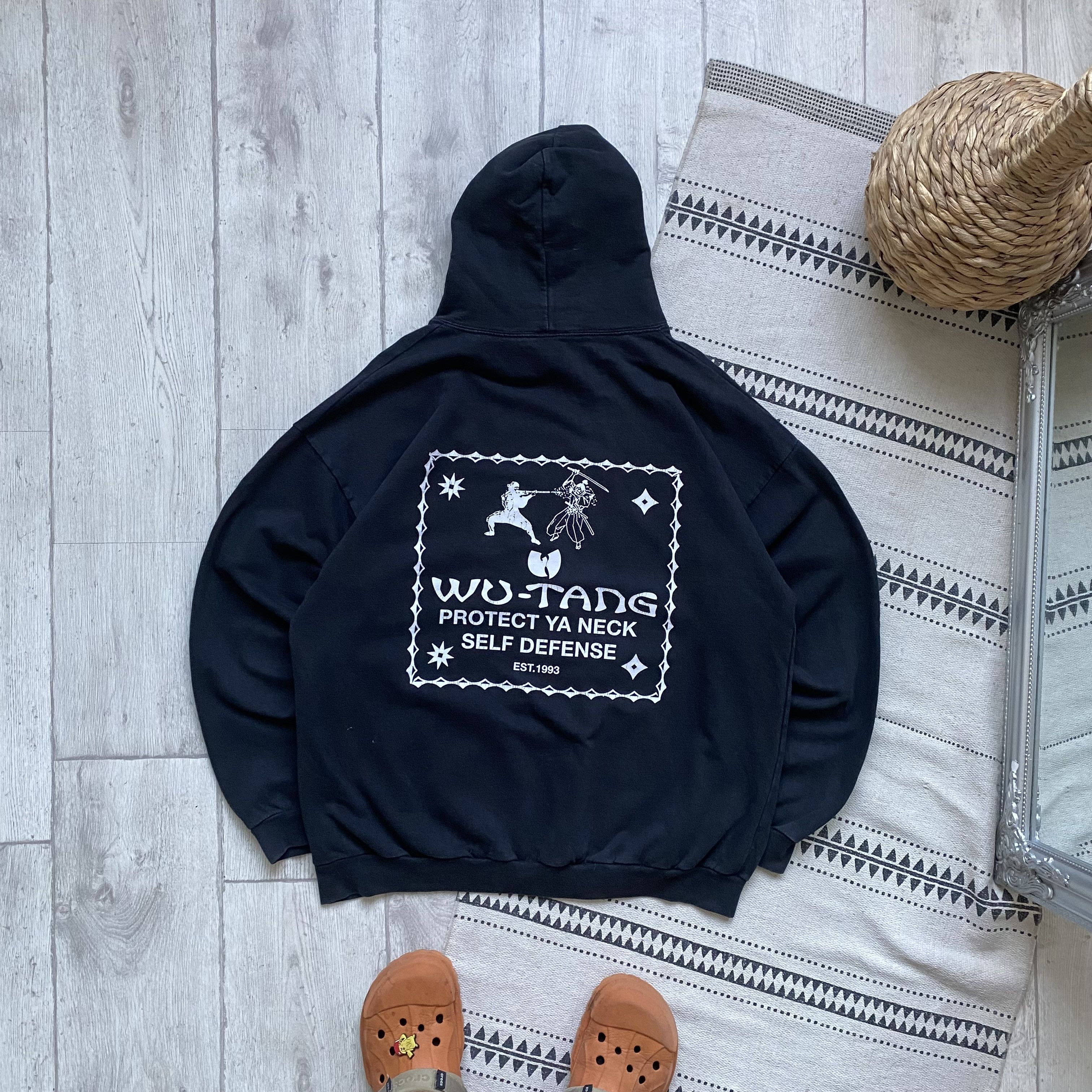 Wu-Tang Clan 🎙️Vintage Faded Wu Tang Clan hoodie Boxy fit Rap Tee Size US M / EU 48-50 / 2 - 8 Thumbnail