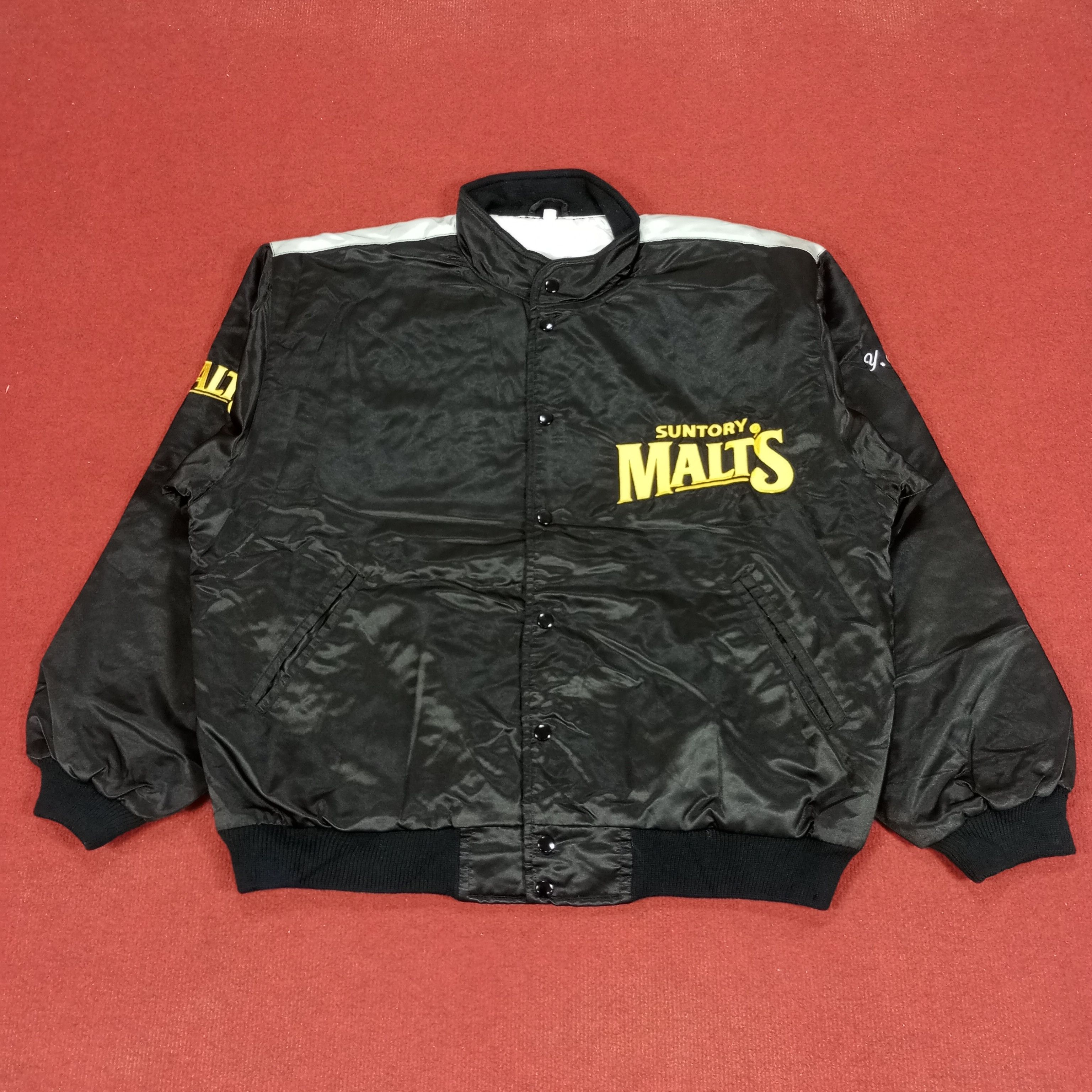 MLB × Vintage Suntory Malts Baseball Team Winter Style Jacket Size US XXL / EU 58 / 5 - 3 Thumbnail