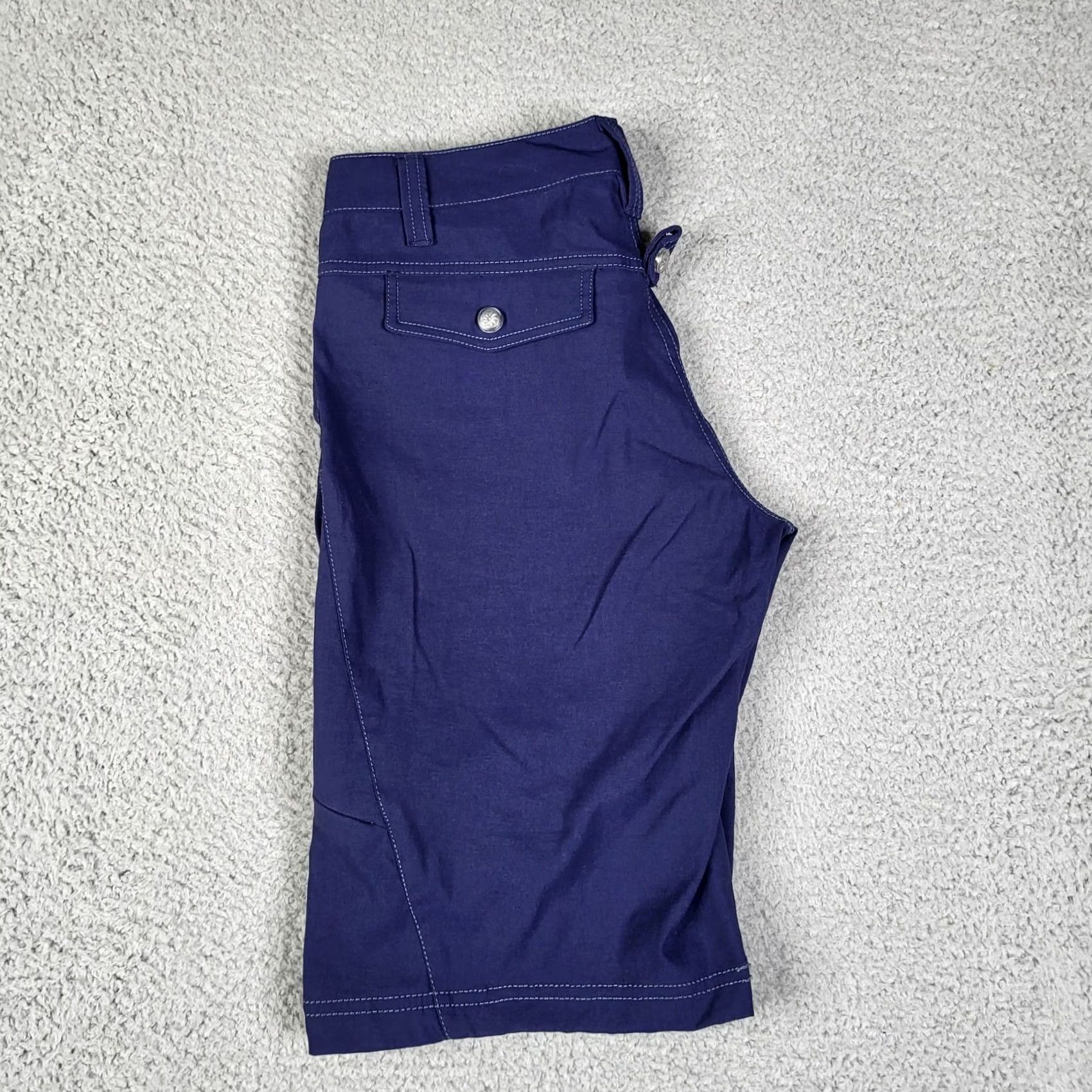 Athleta Athleta Women’s Workout Gym Dark Purple-blue Short Size 0 Size 25" / US 0 / IT 36 - 7 Thumbnail
