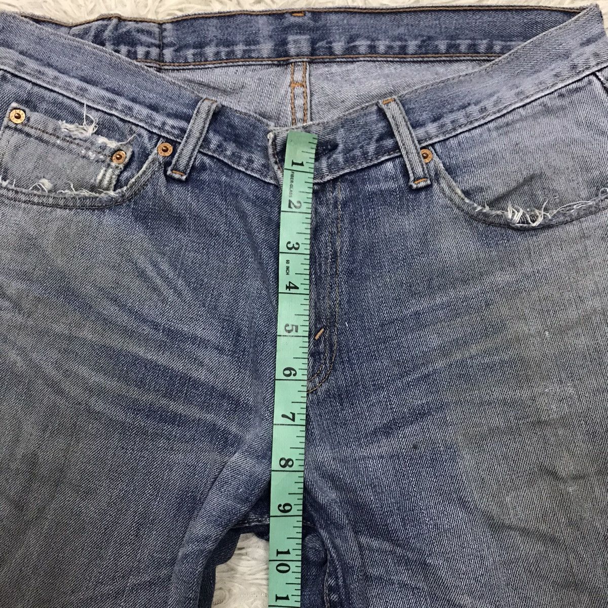 Levi's Vintage Clothing × Vintage Vintage Levis Lot 552 Straight Cut Distressed Jeans Size US 30 / EU 46 - 25 Thumbnail