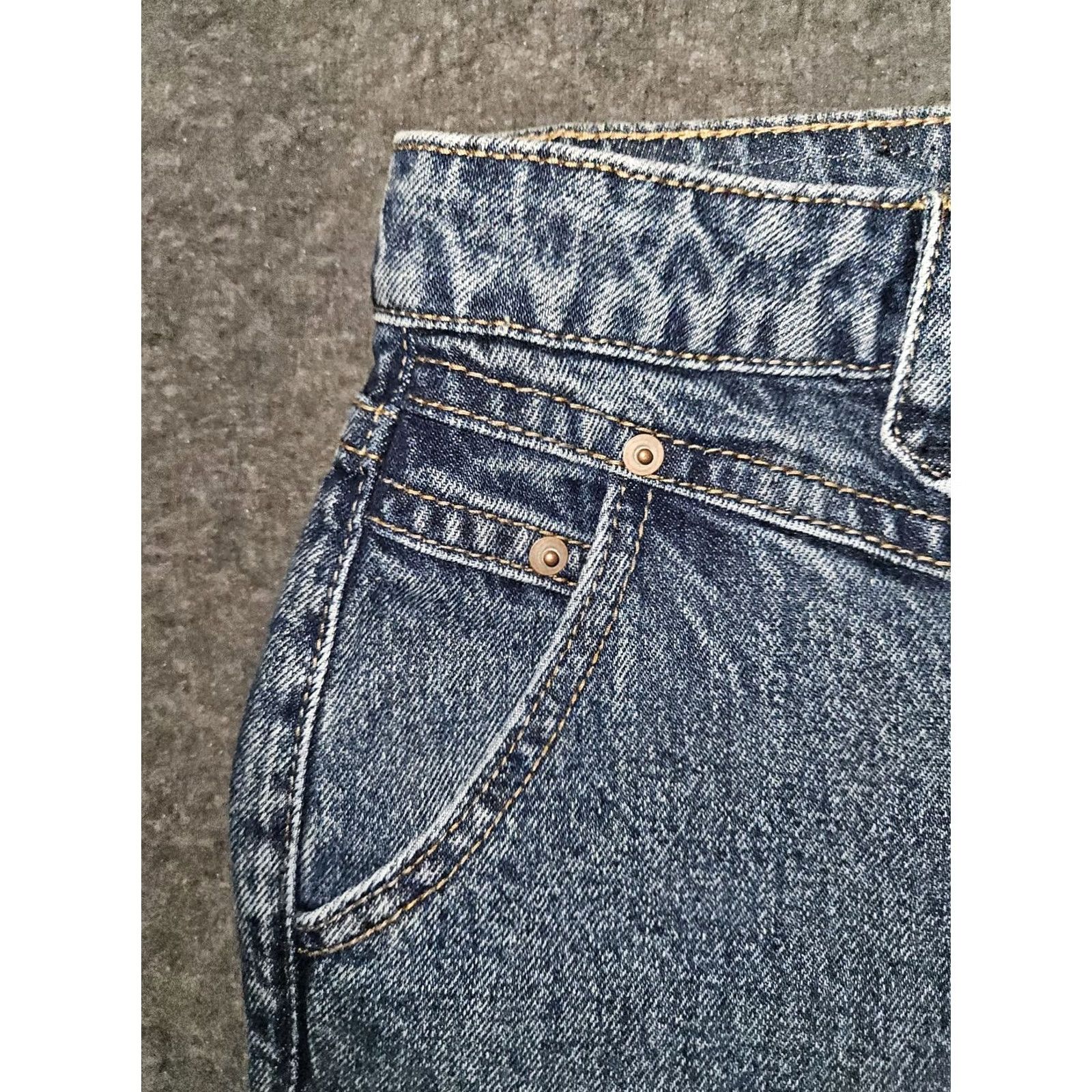 Vintage Rock & Roll Denim Jeans NWT Women's 28 L34 Flare Blue Cowgirl Rock & Roll High Rise Trouser Jeans Regular Denim Shirt? Size 28" / US 6 / IT 42 - 7 Thumbnail