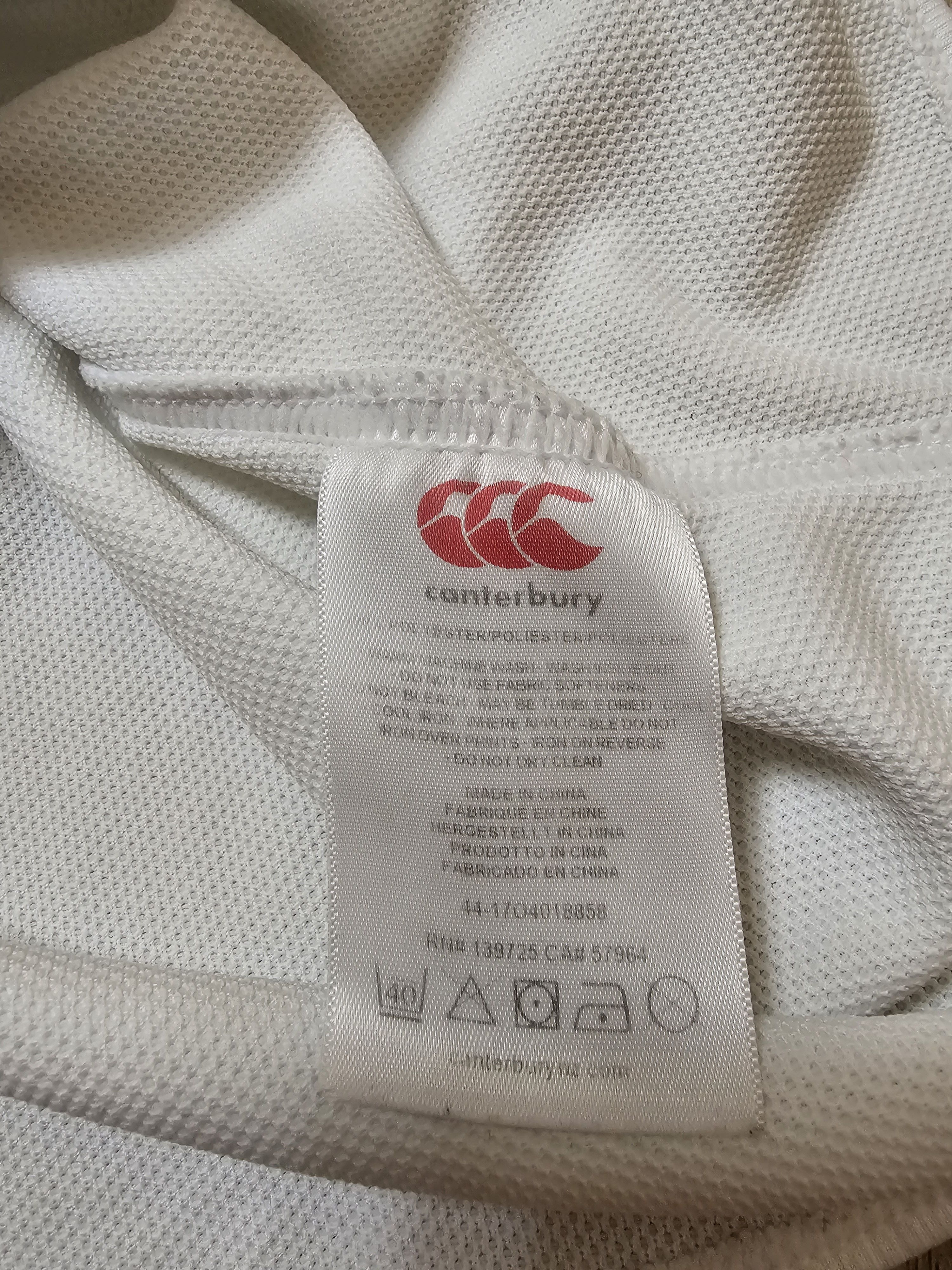 Canterbury of New Zealand ENGLAND RUGBY SHIRT RUGBY JERSEY RARE BLACK JERSEY Size US L / EU 52-54 / 3 - 8 Thumbnail