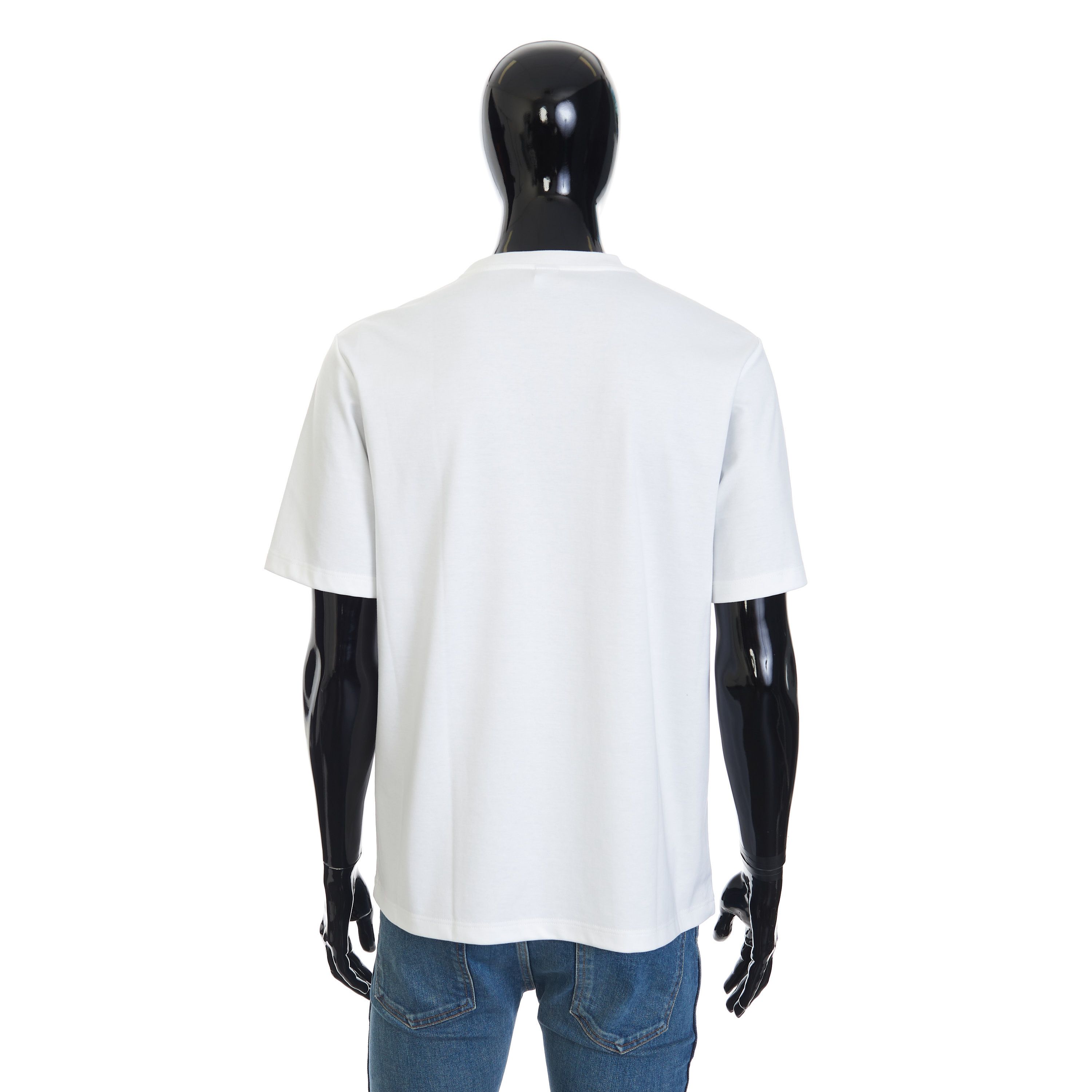 Berluti Oversized Logo Embroidery T-Shirt In White Cotton Size US XXL / EU 58 / 5 - 5 Thumbnail