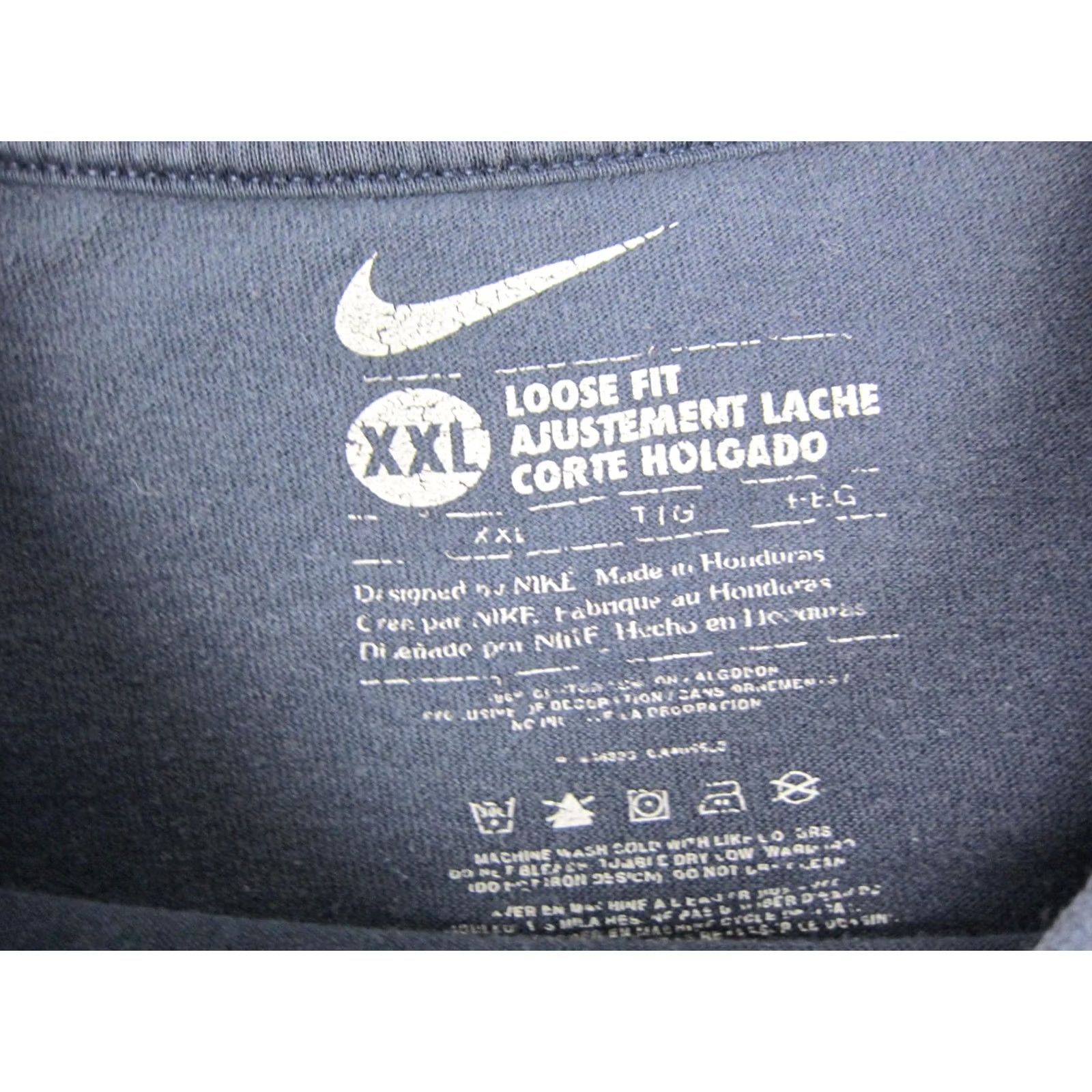 Nike VINTAGE Nike Shirt Mens 2XL Blue Short Sleeve T-Shirt Athletic Training Pullover Logo Sports Size US XXL / EU 58 / 5 - 4 Thumbnail