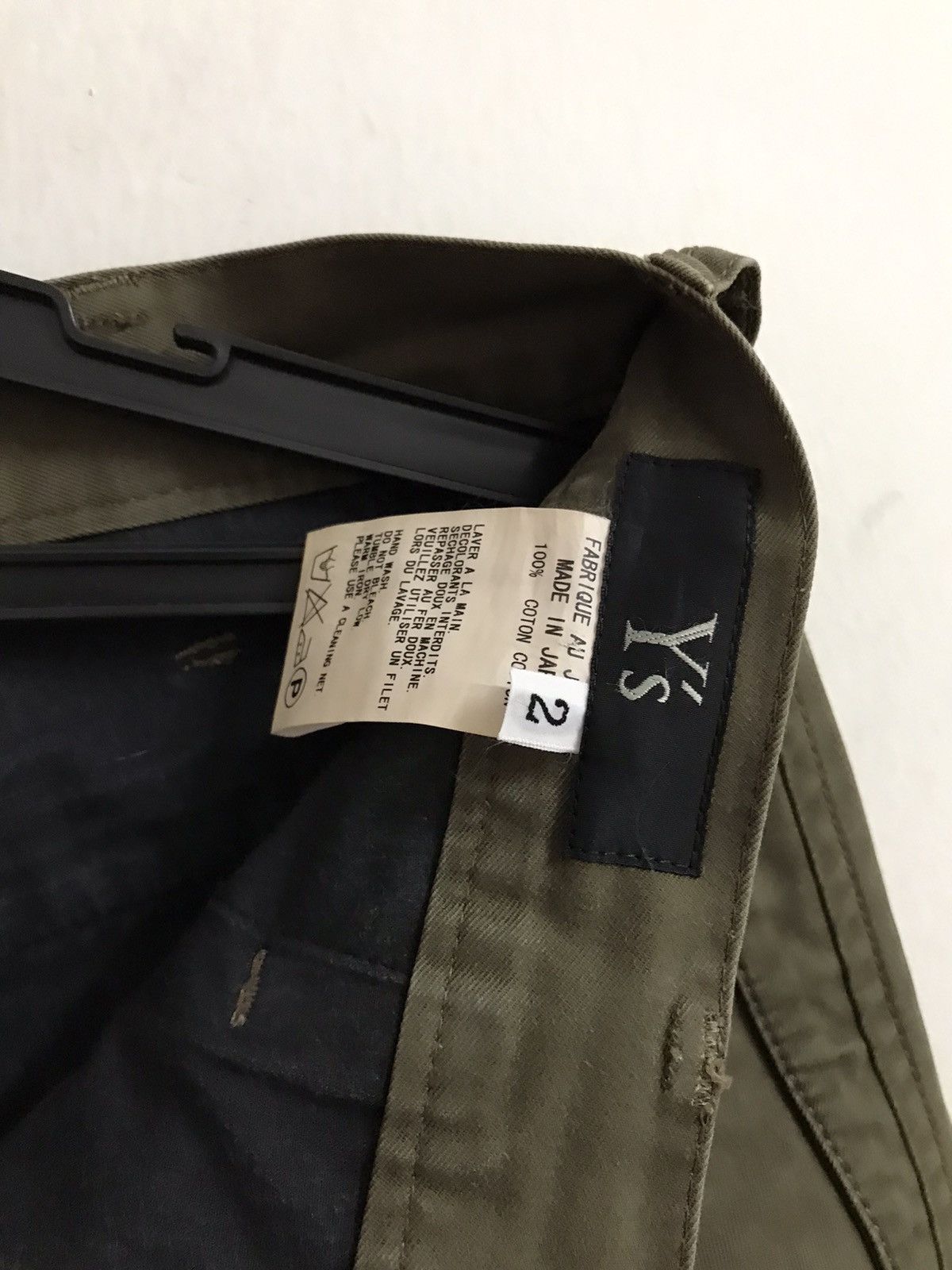 Yohji Yamamoto Yohji Yamamoto Olive Military Pants Size US 30 / EU 46 - 4 Thumbnail