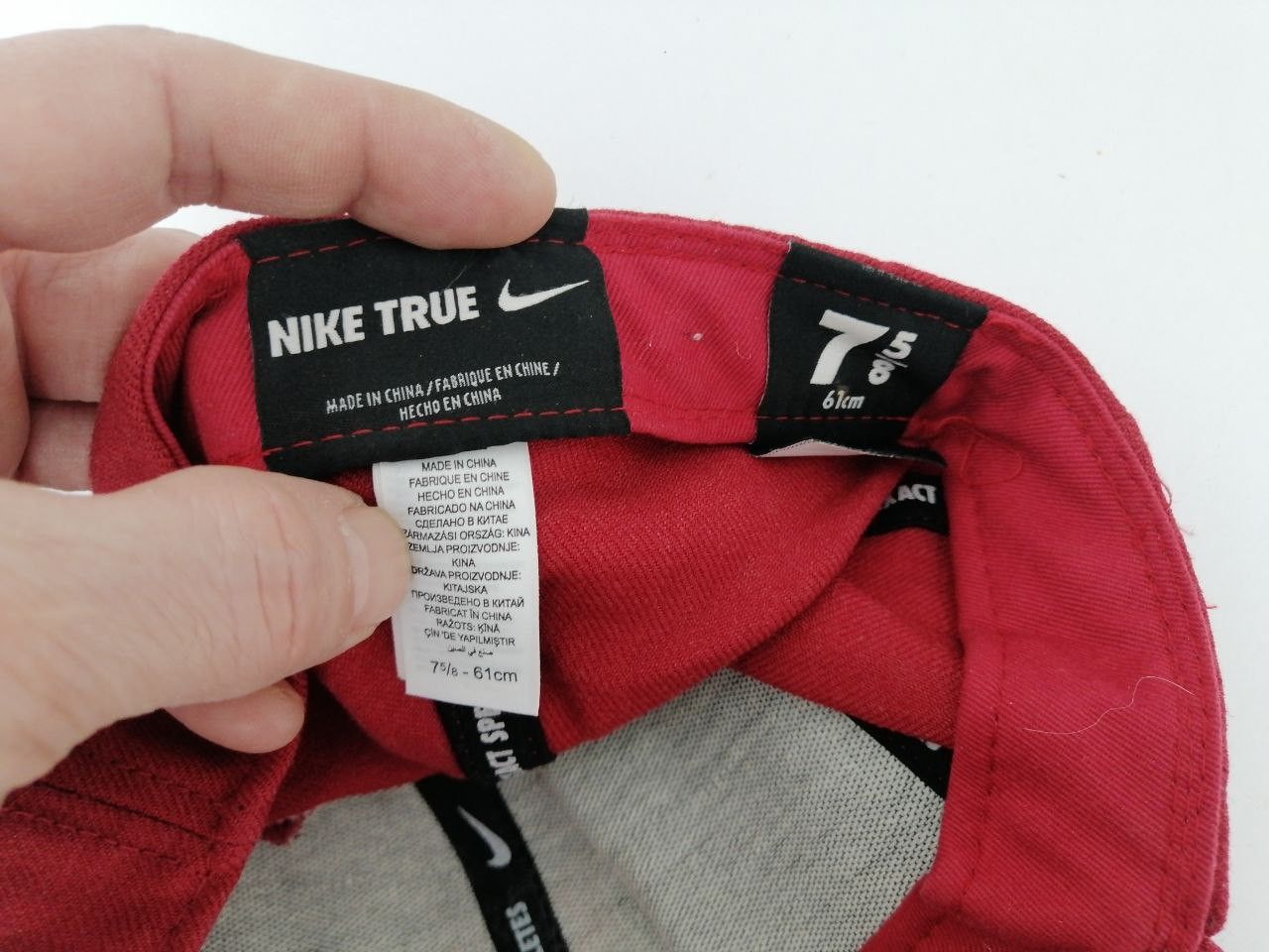 Nike × Vintage Nike FCB Auth True Cap Size 7 5/8 61 cm Size ONE SIZE - 8 Thumbnail
