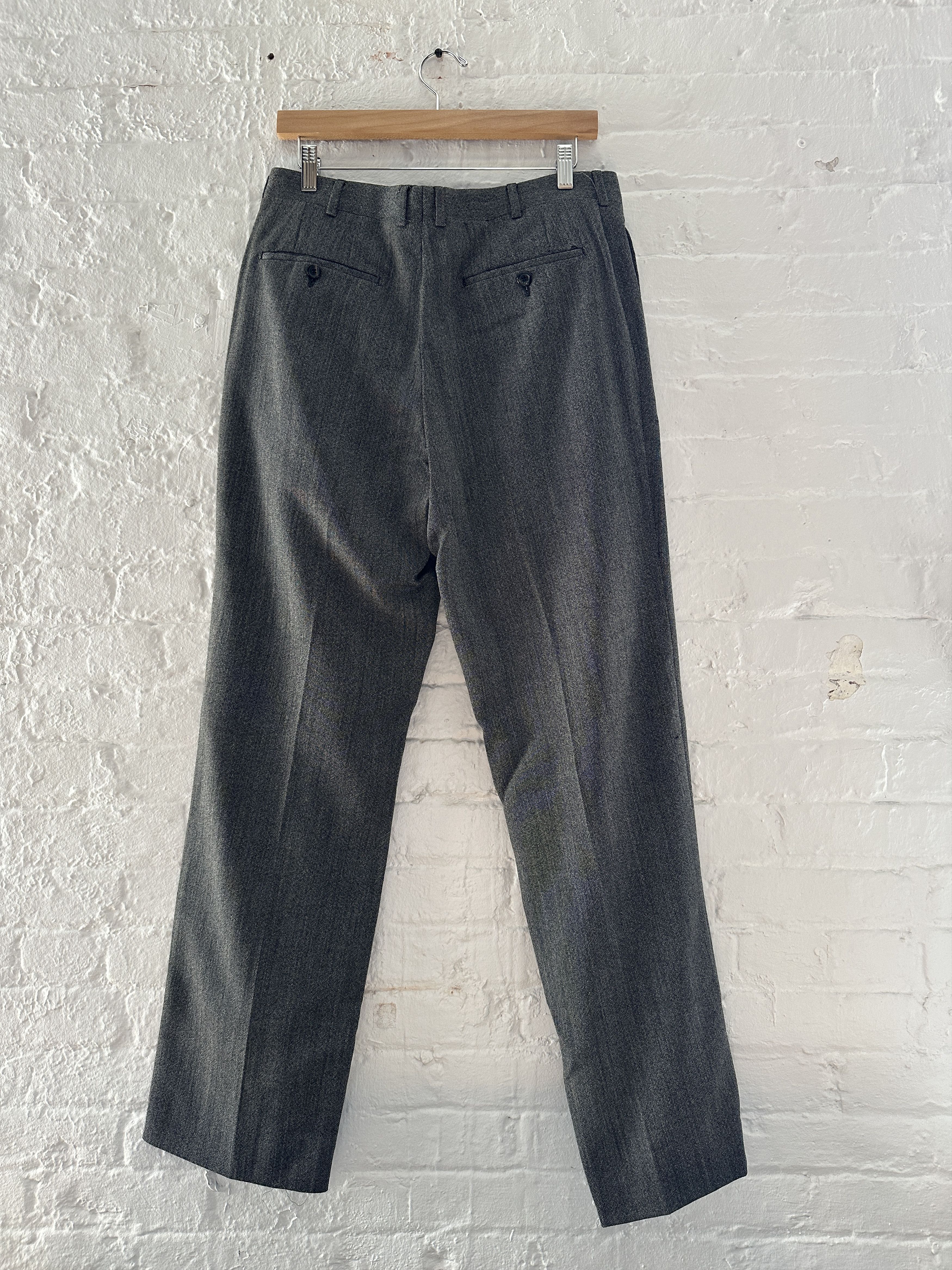 Prada Prada Wool Straight Leg Trousers Size US 32 / EU 48 - 5 Thumbnail