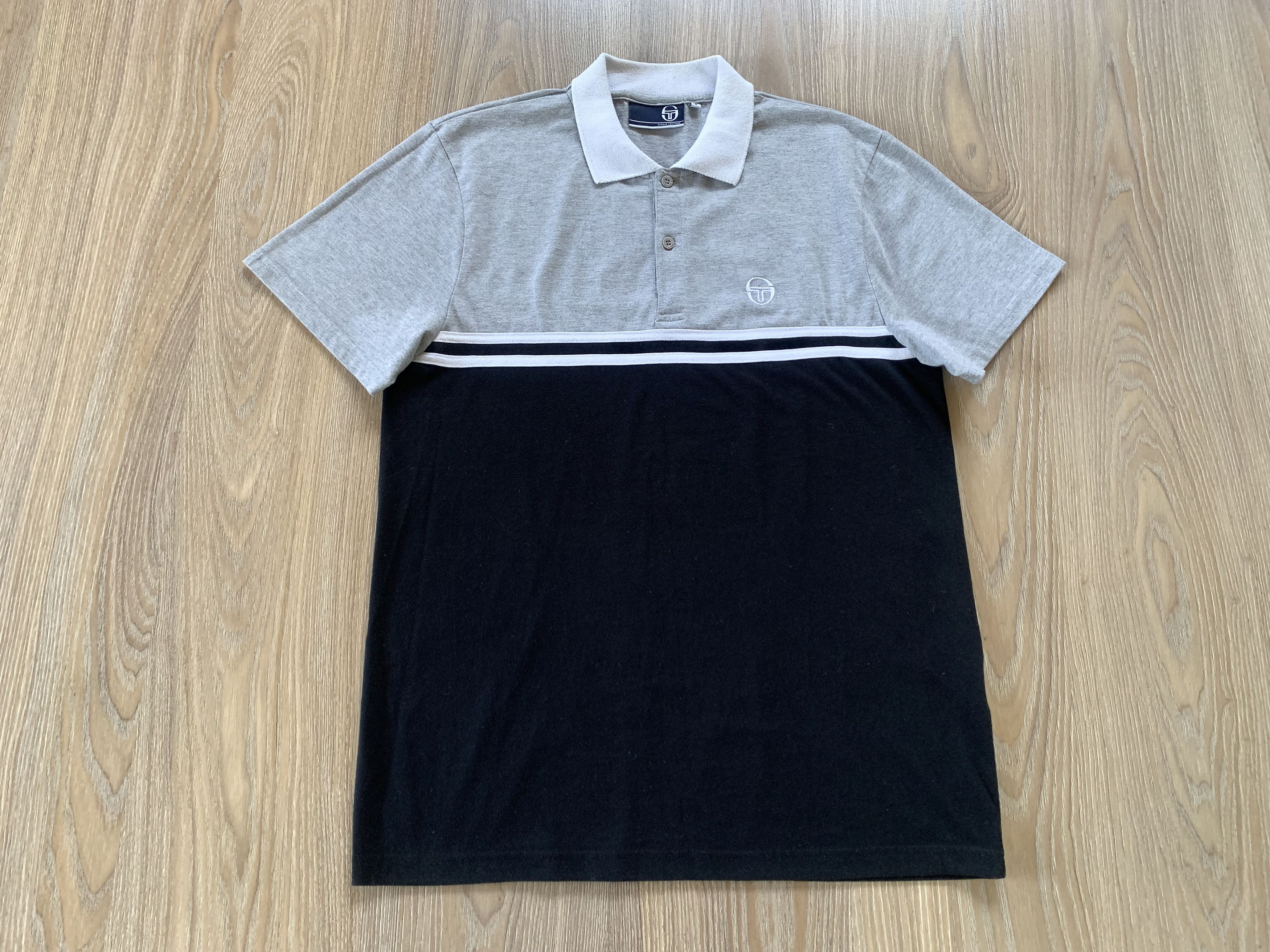 Sergio Tacchini Sergio Tacchini Vintage Men's Cotton Polo T-Shirt Size US M / EU 48-50 / 2 - 2 Thumbnail
