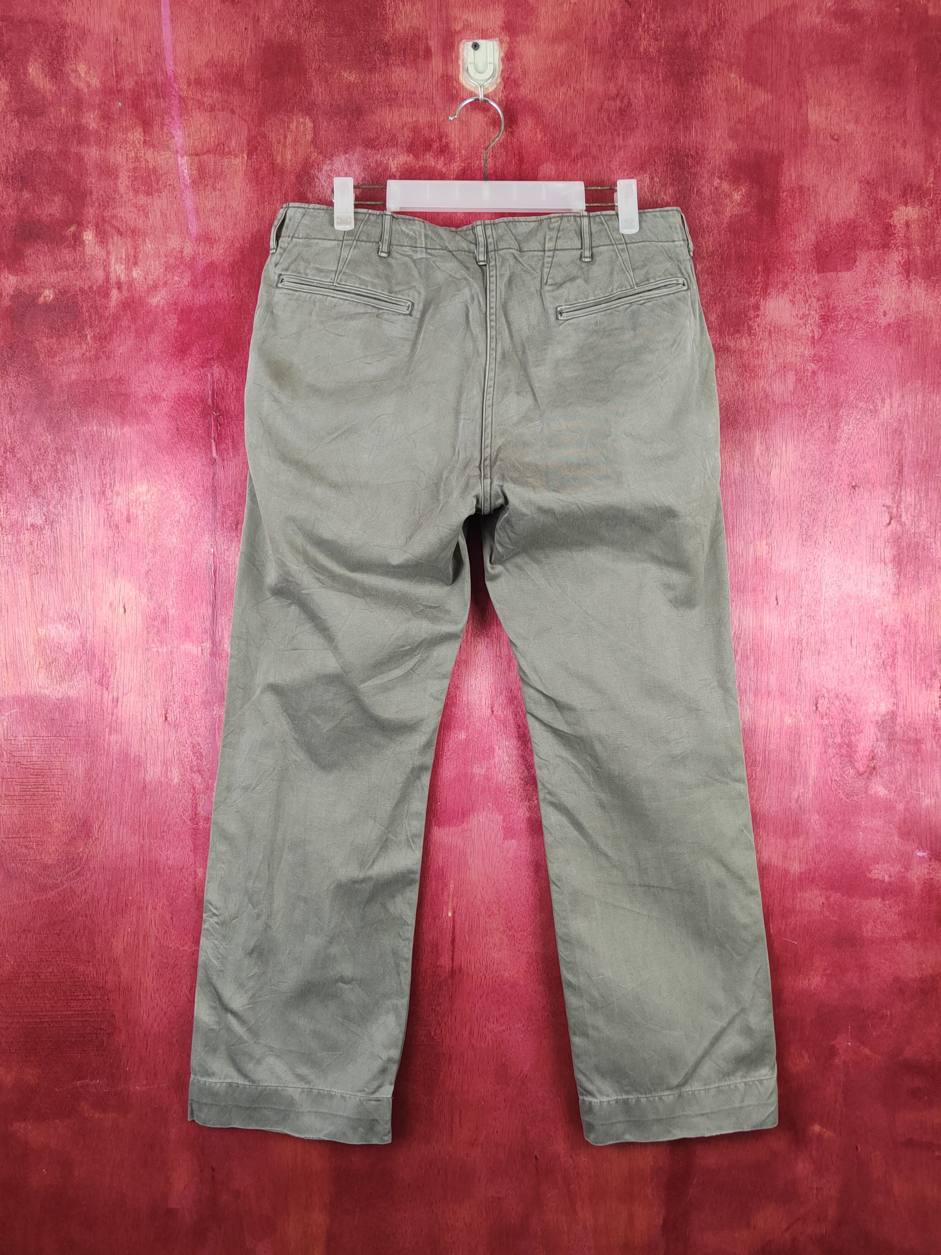 SHIPS Ships Army Green Faded Multipocket Casual Pants #S1715 Size US 32 / EU 48 - 7 Thumbnail