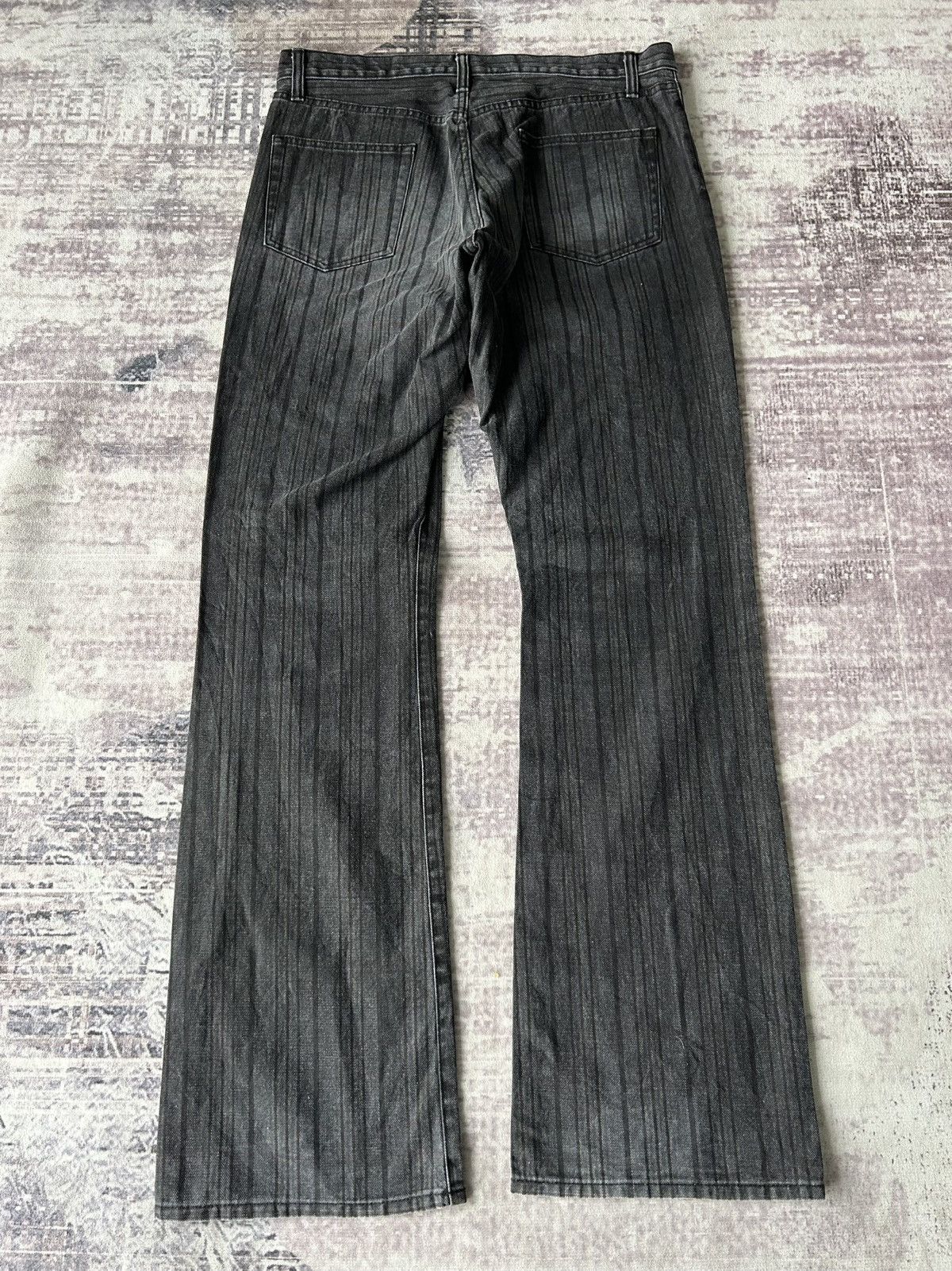 If Six Was Nine Punk Semanticdesign Flared Jeans Size US 32 / EU 48 - 4 Thumbnail