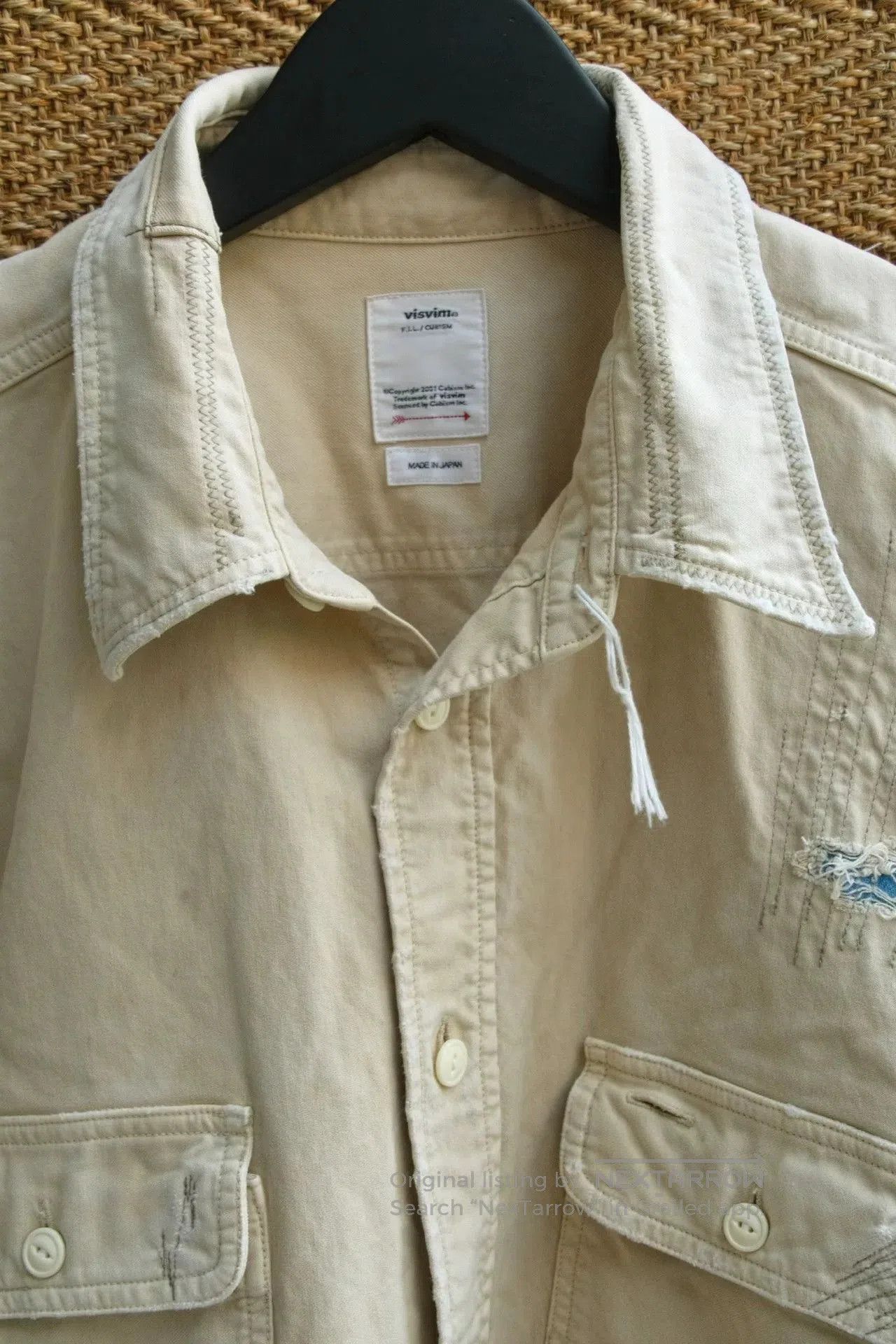 Visvim visvim grand crash distressed shirt. Size US M / EU 48-50 / 2 - 5 Thumbnail