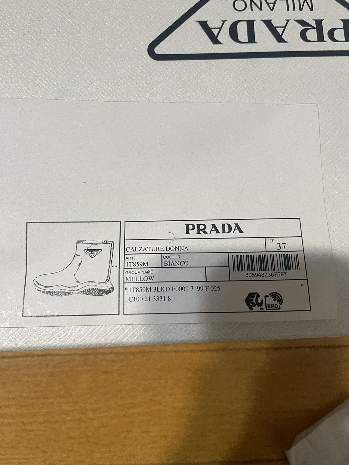 Prada Prada rain boots Size US 7.5 / IT 37.5 - 8 Thumbnail