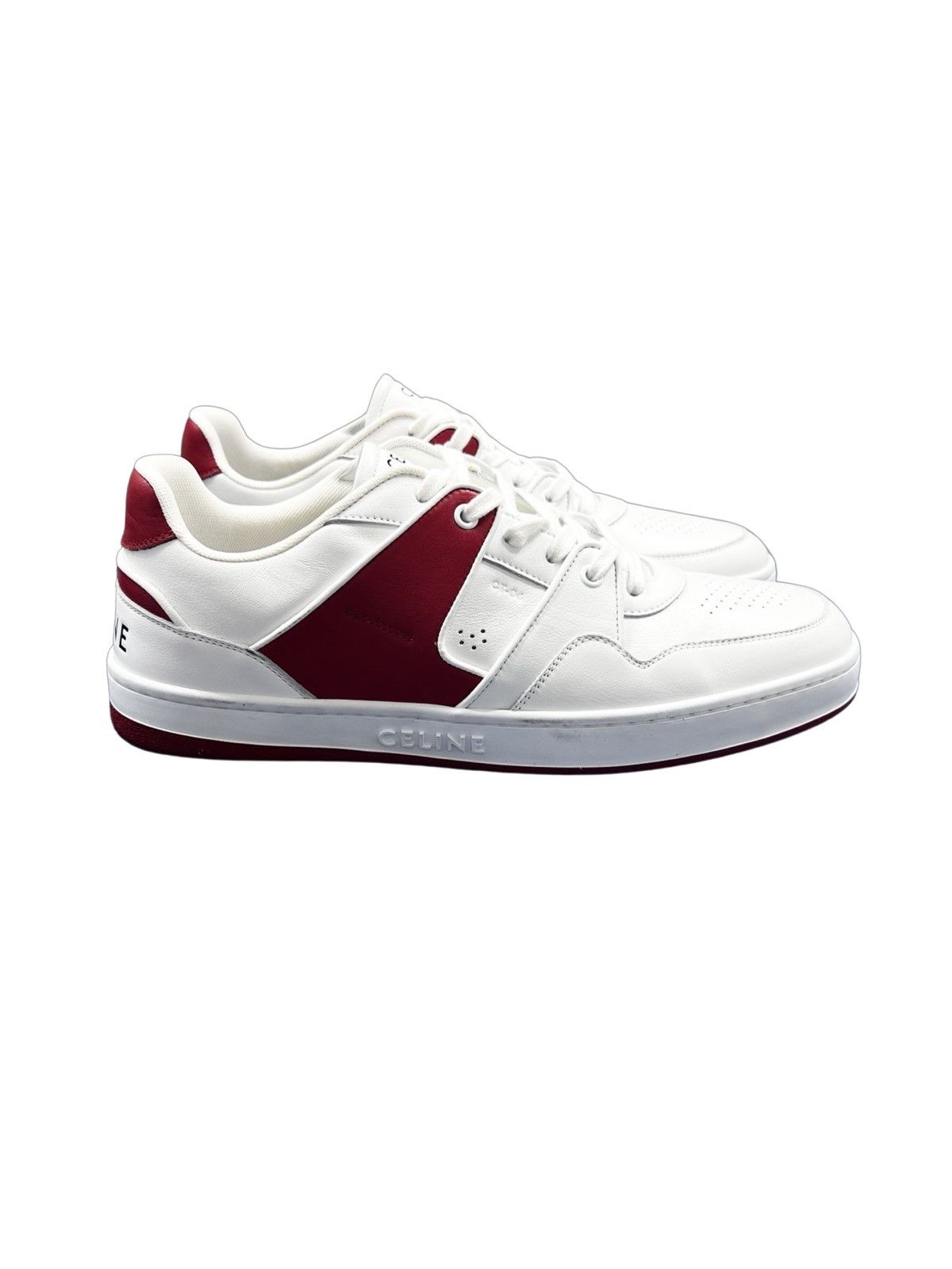 Celine Celine Ct-04 Leather Sneaker Red White Lace Size US 10 / EU 43 - 6 Thumbnail