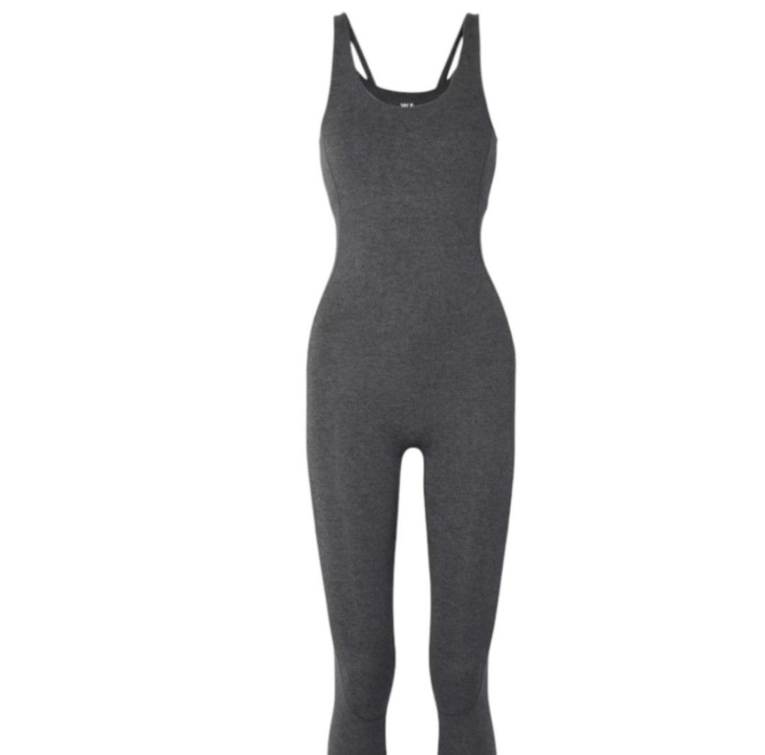 Other WE OVER ME Charcoal Gray Bandier Flow Jumpsuit Size 27" / US 4 / IT 40 - 3 Thumbnail
