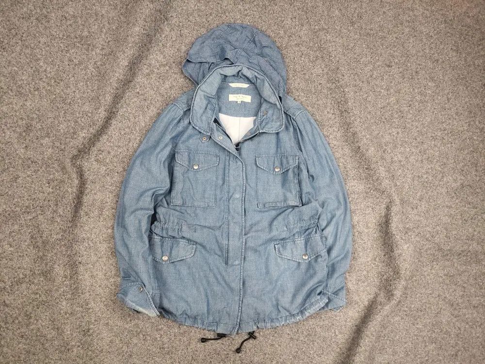 Rag & Bone Rag & Bone USA Design Canvas Light Pocket Military Jacket Size L / US 10 / IT 46 - 1 Thumbnail