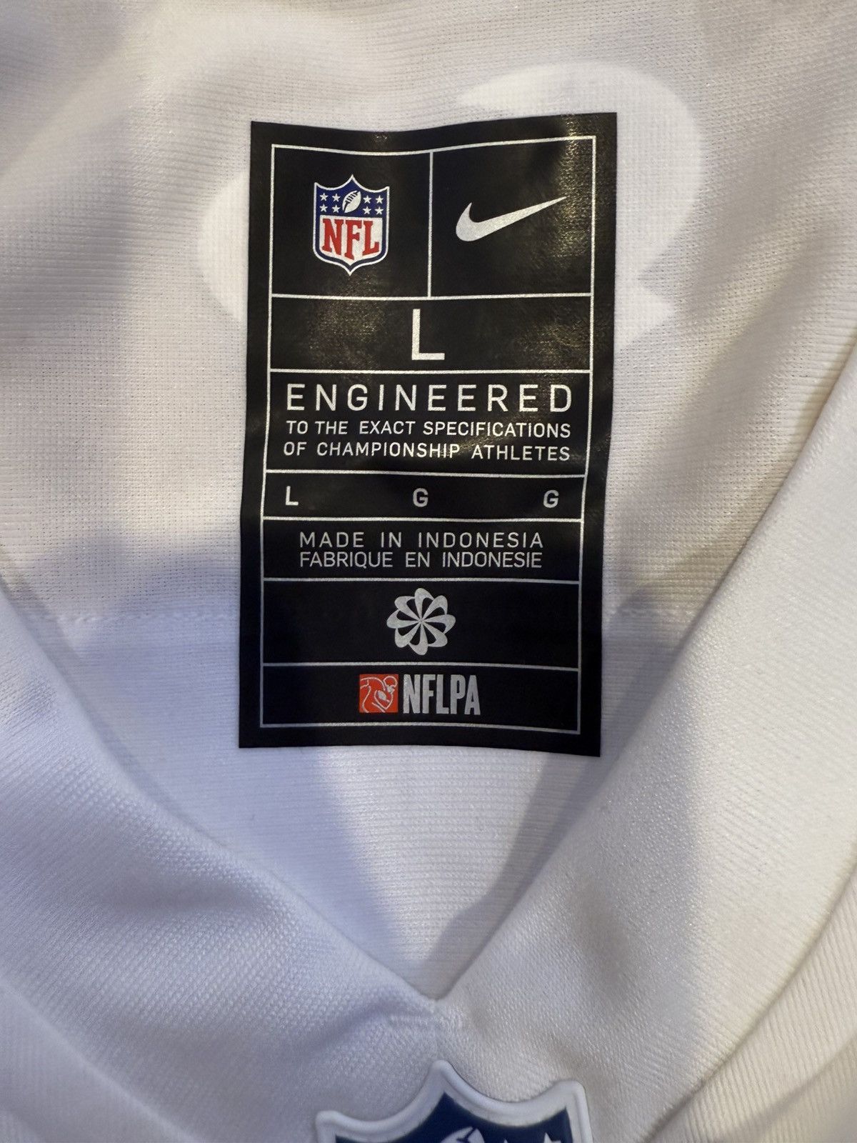 Nike Stefon Diggs Houston Texans White Jersey Size US L / EU 52-54 / 3 - 3 Thumbnail